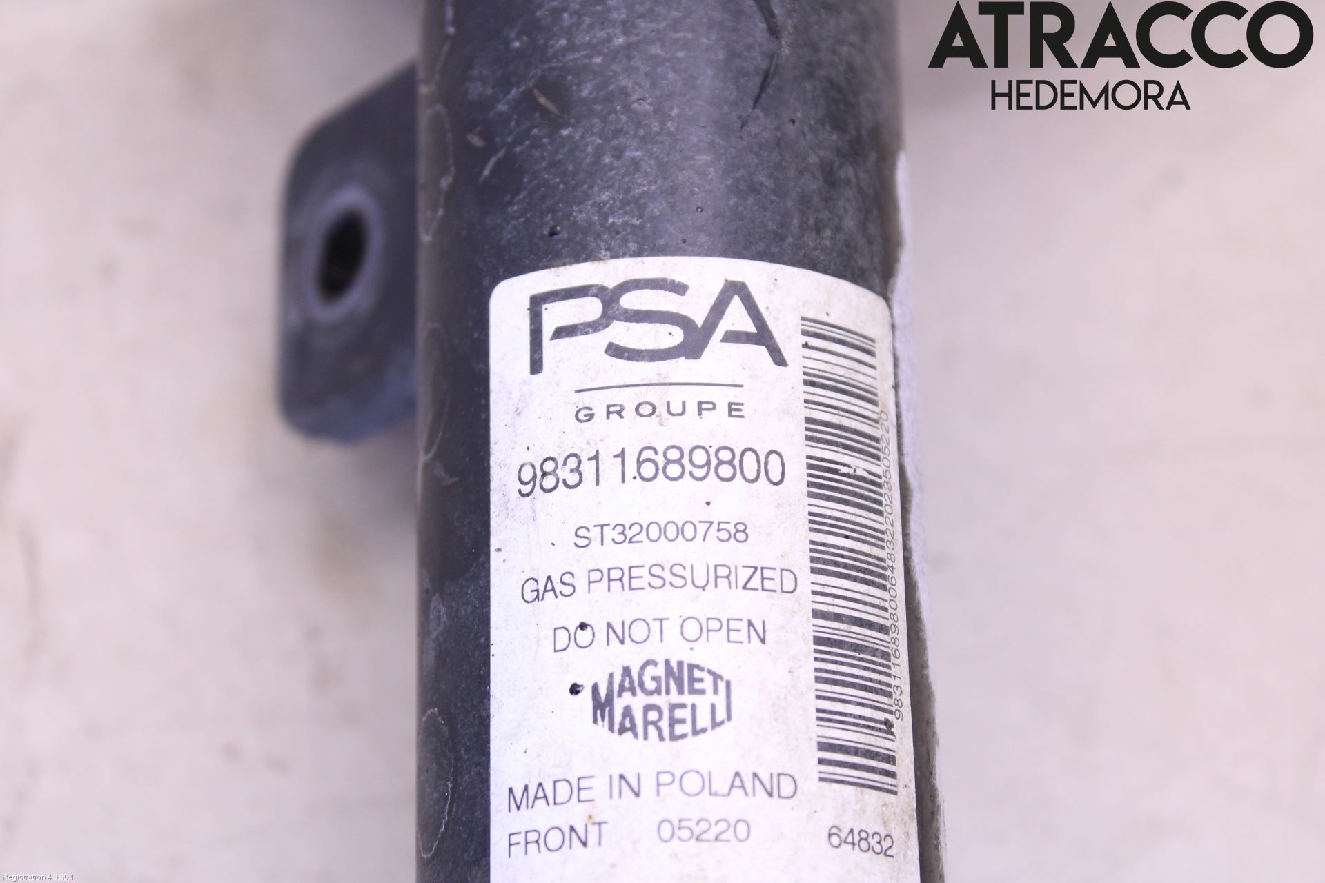 Peugeot 208/E-208 20- Fjäderben Fram Höger