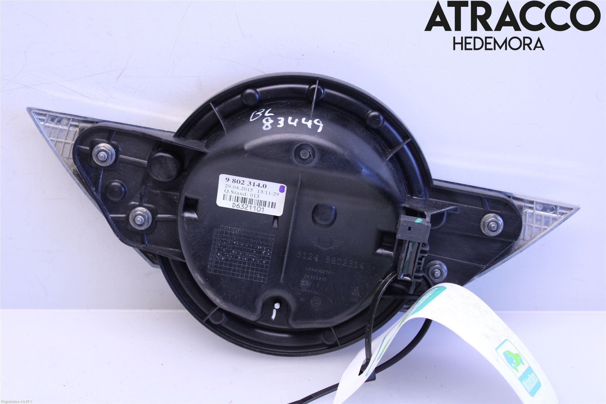 Mini COUNTRYMAN R60 11-16 Bakluckehandtag