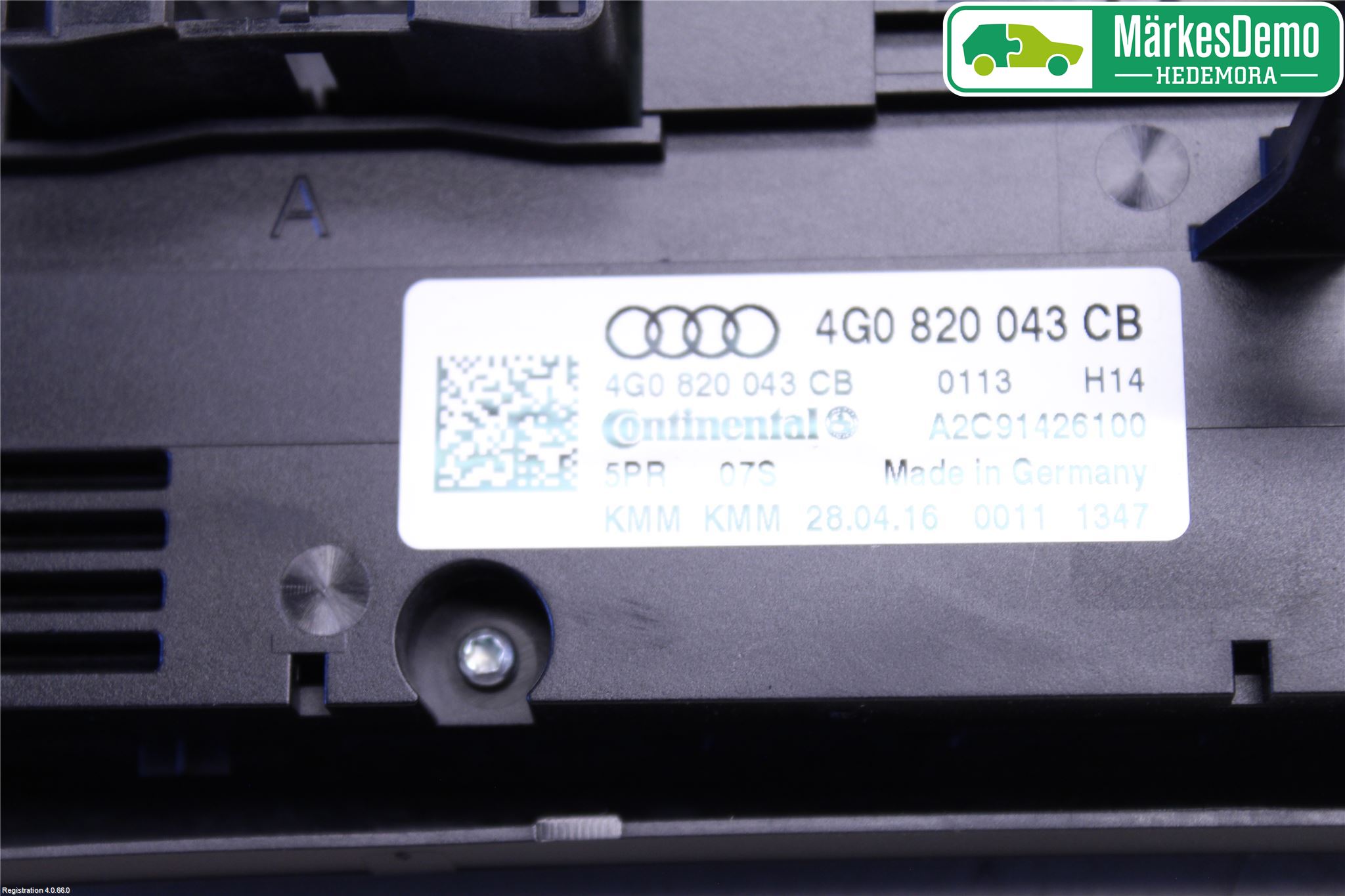 Audi A6/S6 4G 11-18 Ac Styrenhet Ac Manöveren