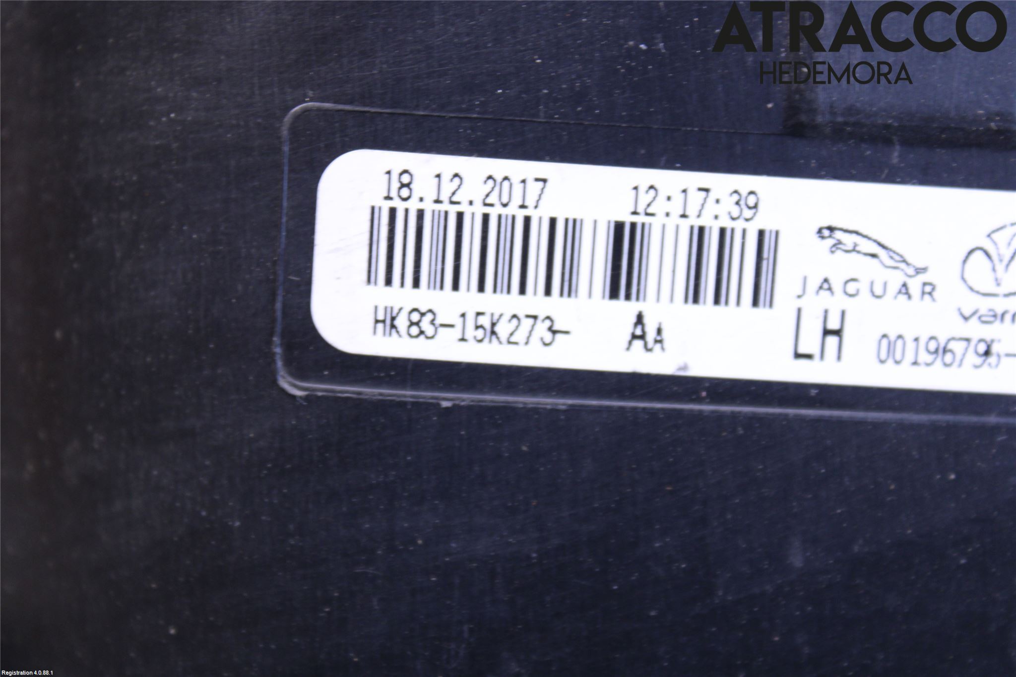 Jaguar F-PACE Bakljus Lucka Vä