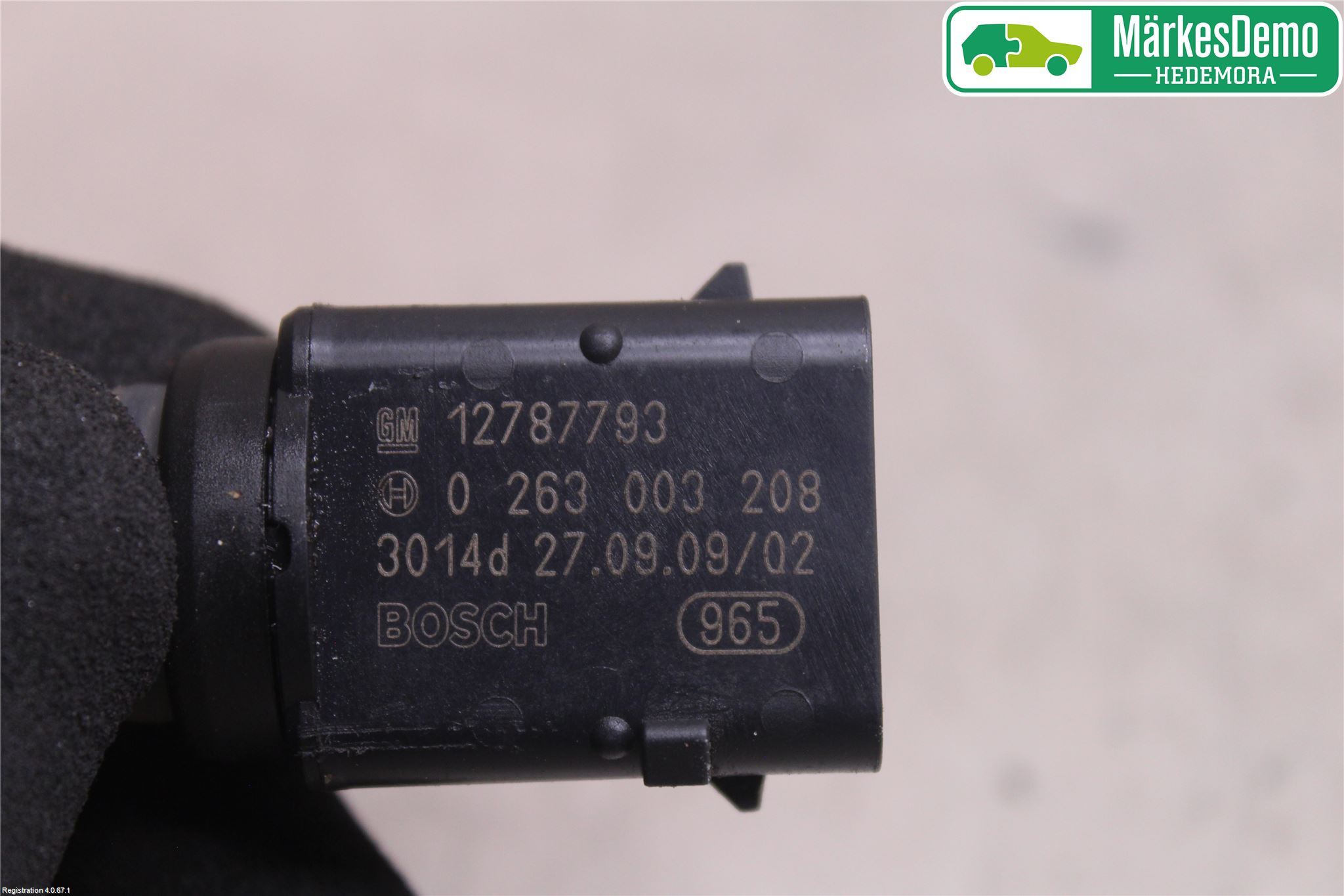 Saab 9-3 VER2/VER3 08-15 Parkeringshjälp Backsensor