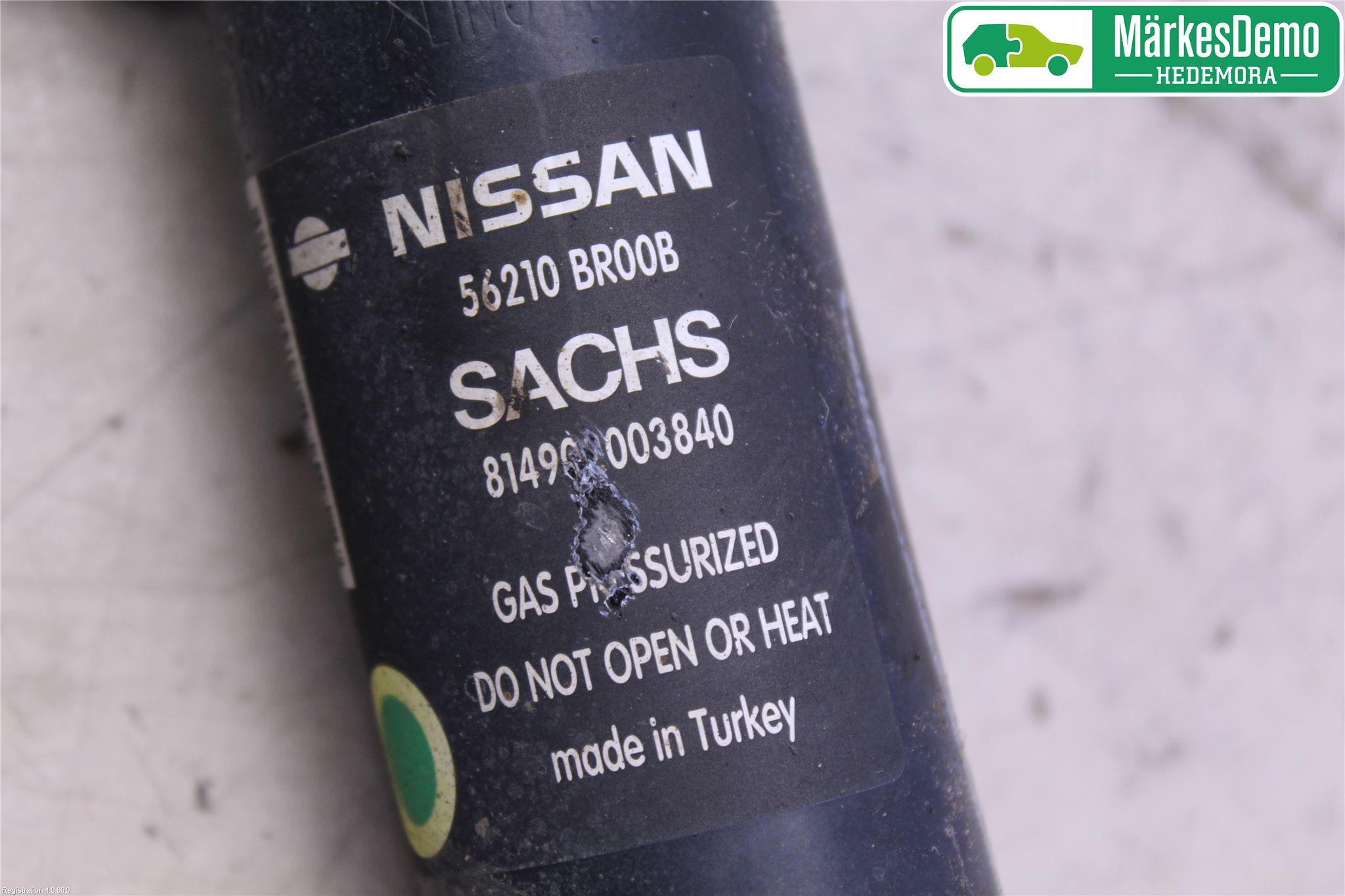 Nissan QASHQAI 10-14 Stötdämpare Bak