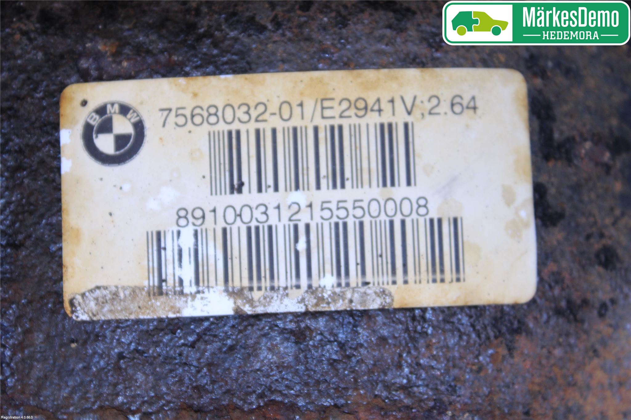 BMW X1 E84 10-15 Bakväxel-Diff