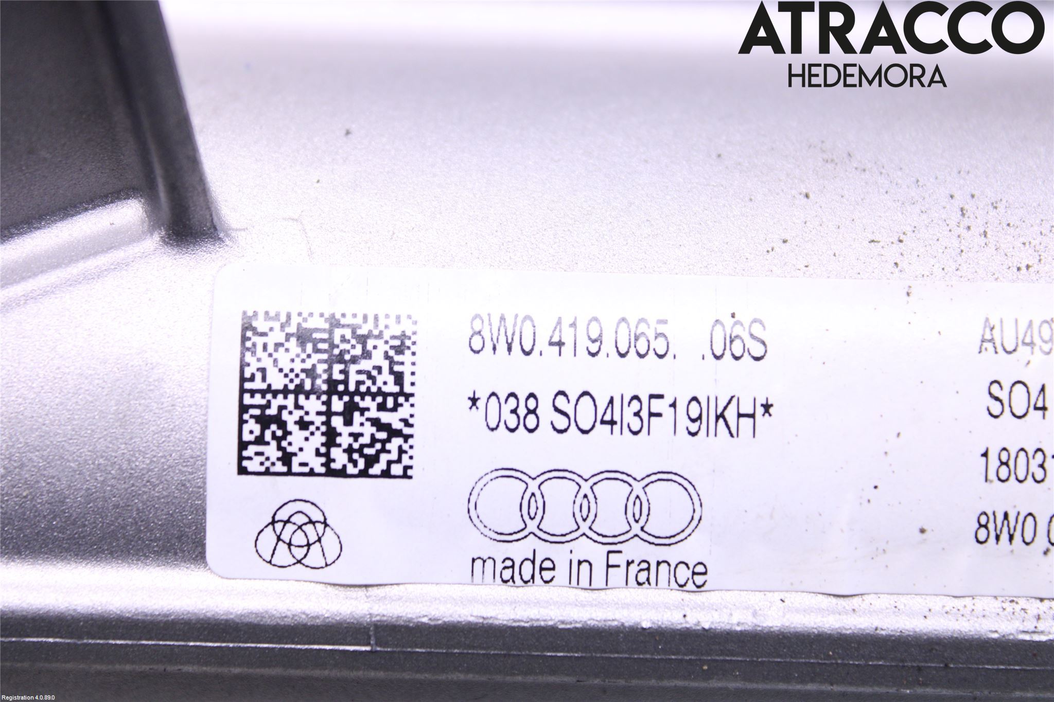 Audi A5 17- Rattaxelagg Justerbart