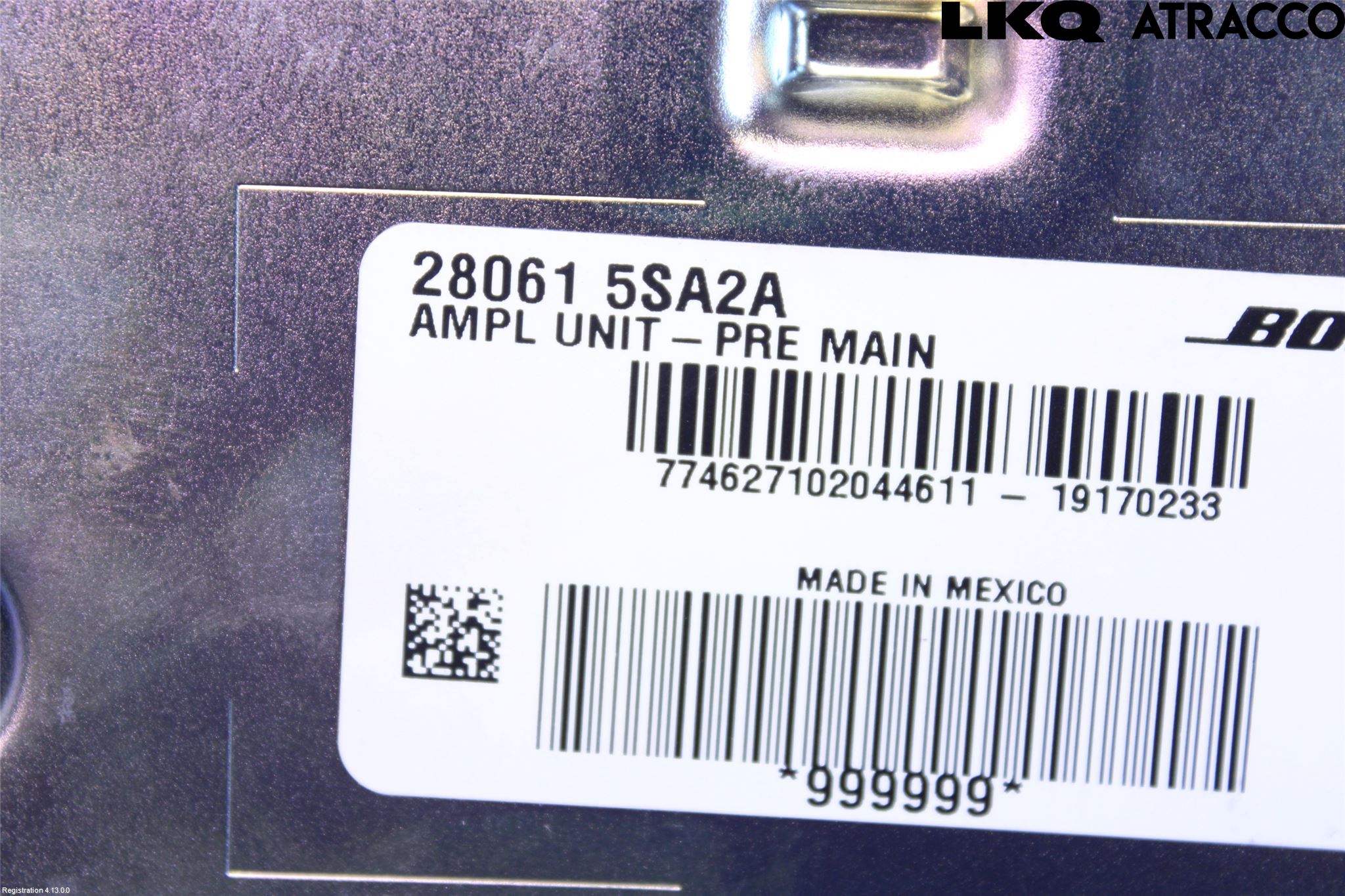 Nissan LEAF 18- Radio-Stereo Förstärkare