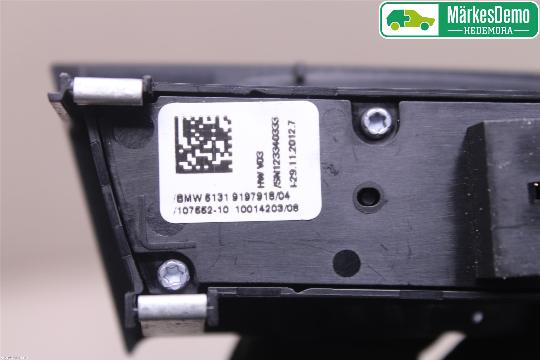BMW 5 F10/F11/F18 09-17 Strömställare Växellåda