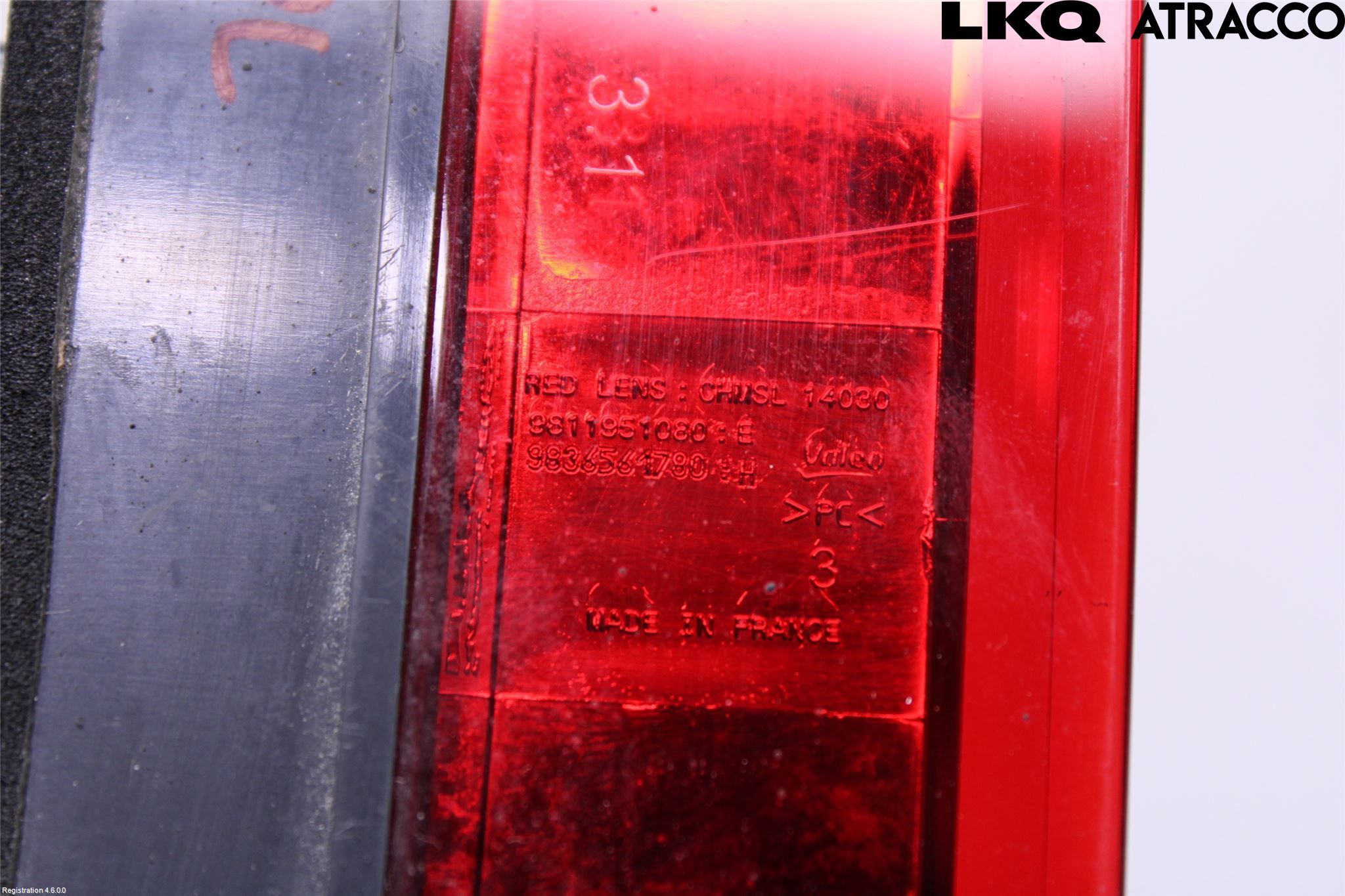 Peugeot 2008/E-2008 20- Bromsljus Bakruta