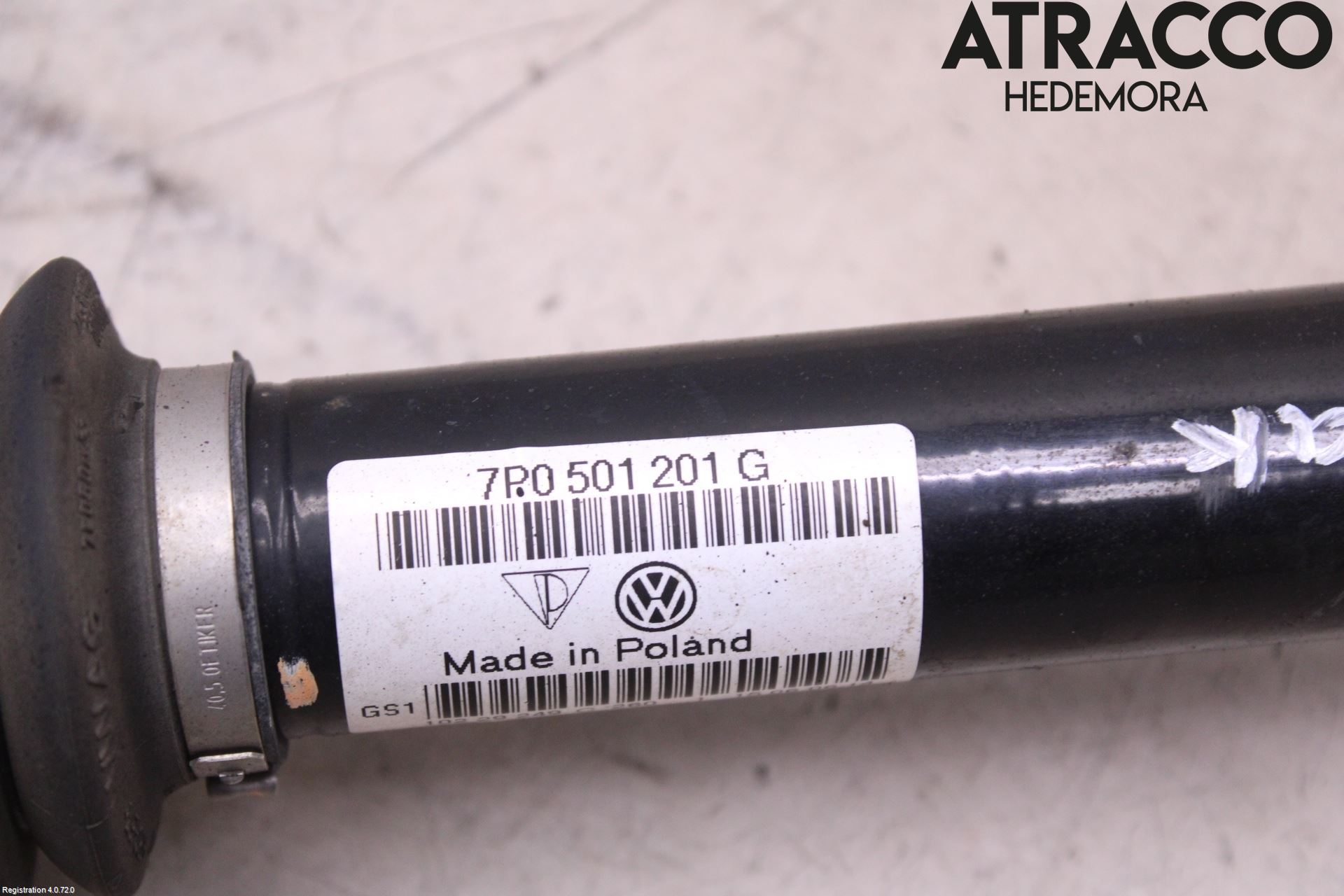 Volkswagen VW TOUAREG 7P 11-18 Drivaxel Bak Vänster