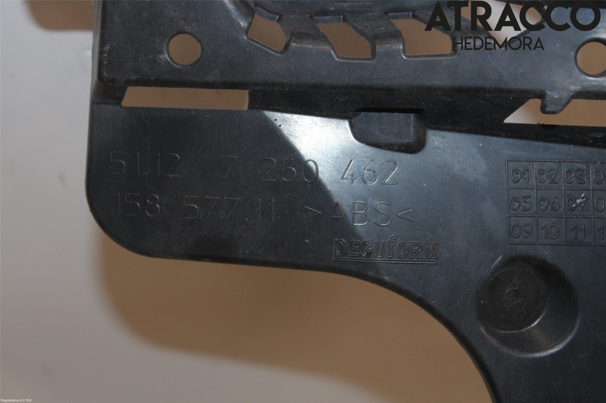 BMW 3 F30/F31/F80 12-19 Stötfångare Deformelement Bak