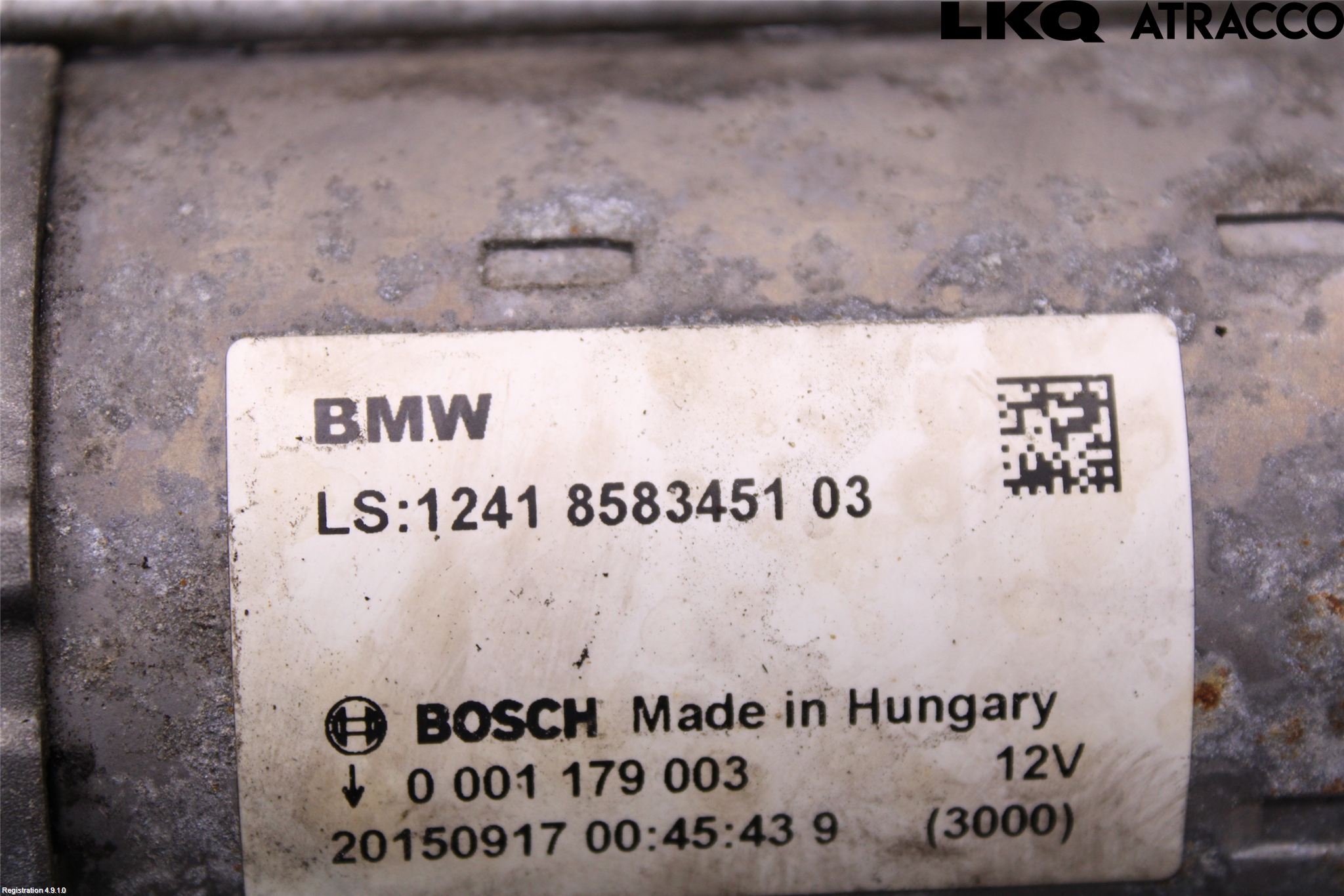 BMW 1 F20/F21 11-19 Startmotor Diesel