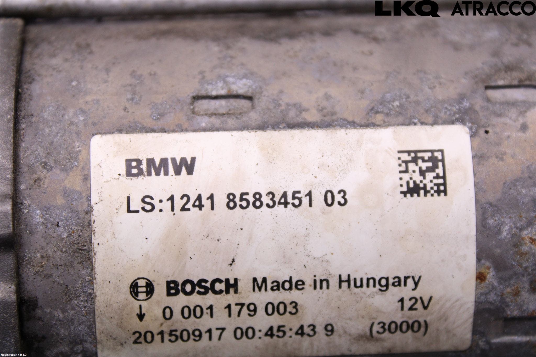 BMW 1 F20/F21 11-19 Startmotor Diesel