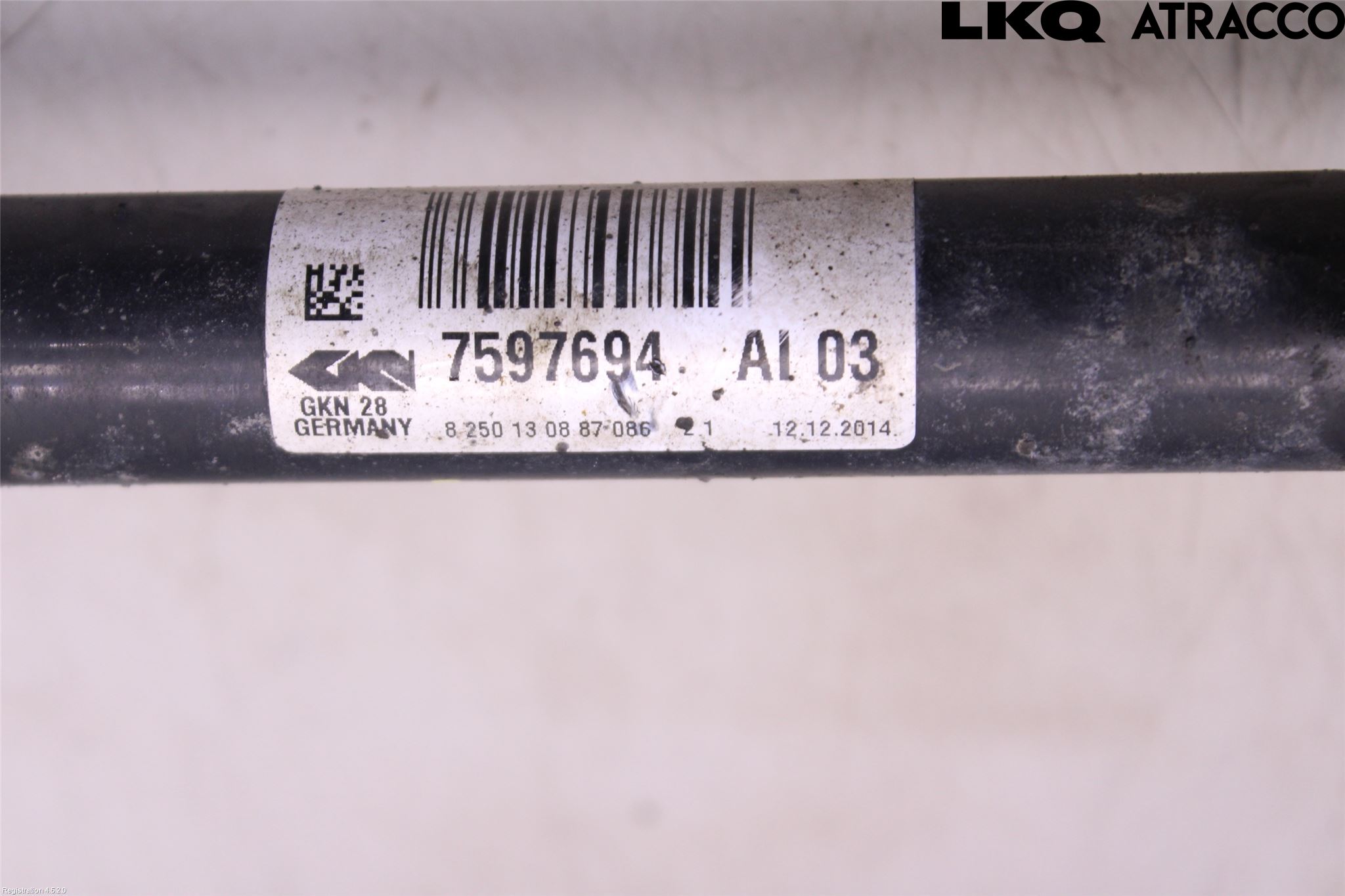 BMW 3 GT F34 13-19 Drivaxel Fram Höger