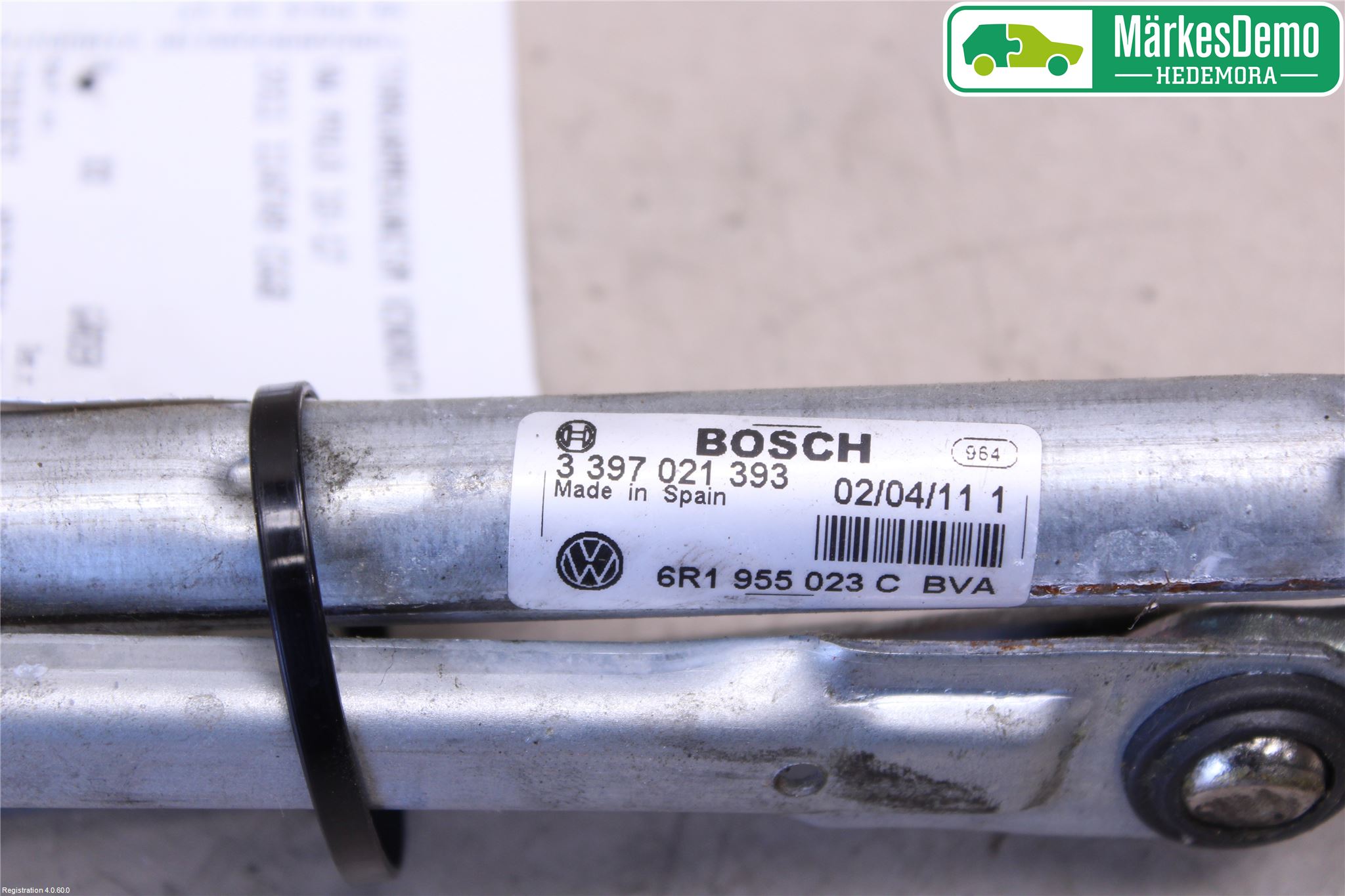 Volkswagen VW POLO 10-17 Torkarmekanism Vindruta