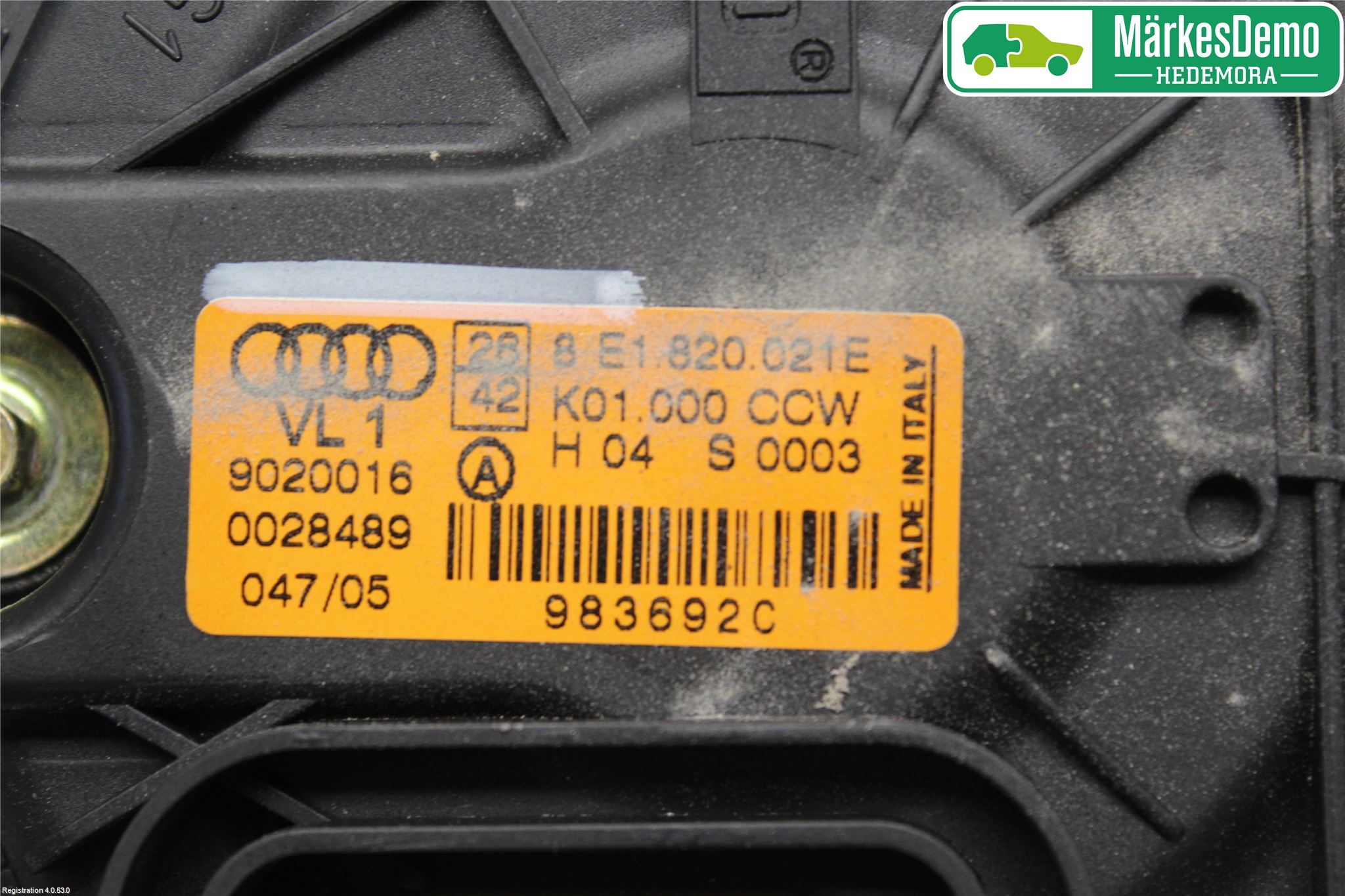 Audi A4/S4 05-07 Ac Värmefläkt