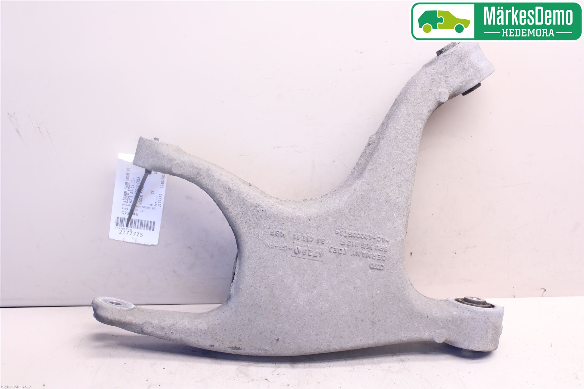 Audi A3/S3 8V 13-20 Bärarm Bak Höger