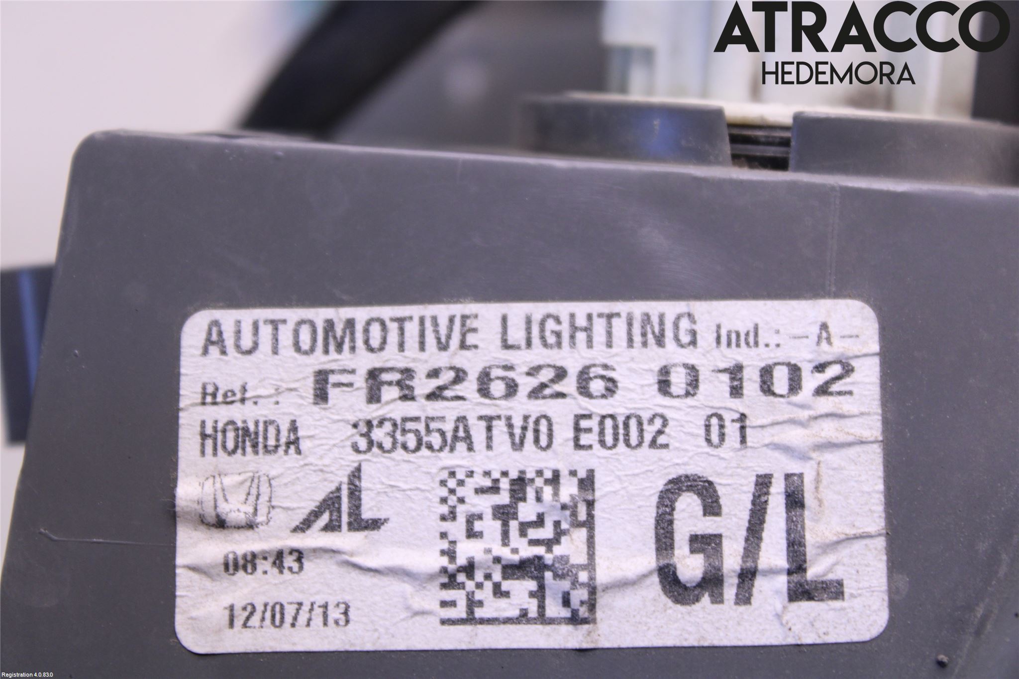 Honda CIVIC 12-16 Bakljus Vänster