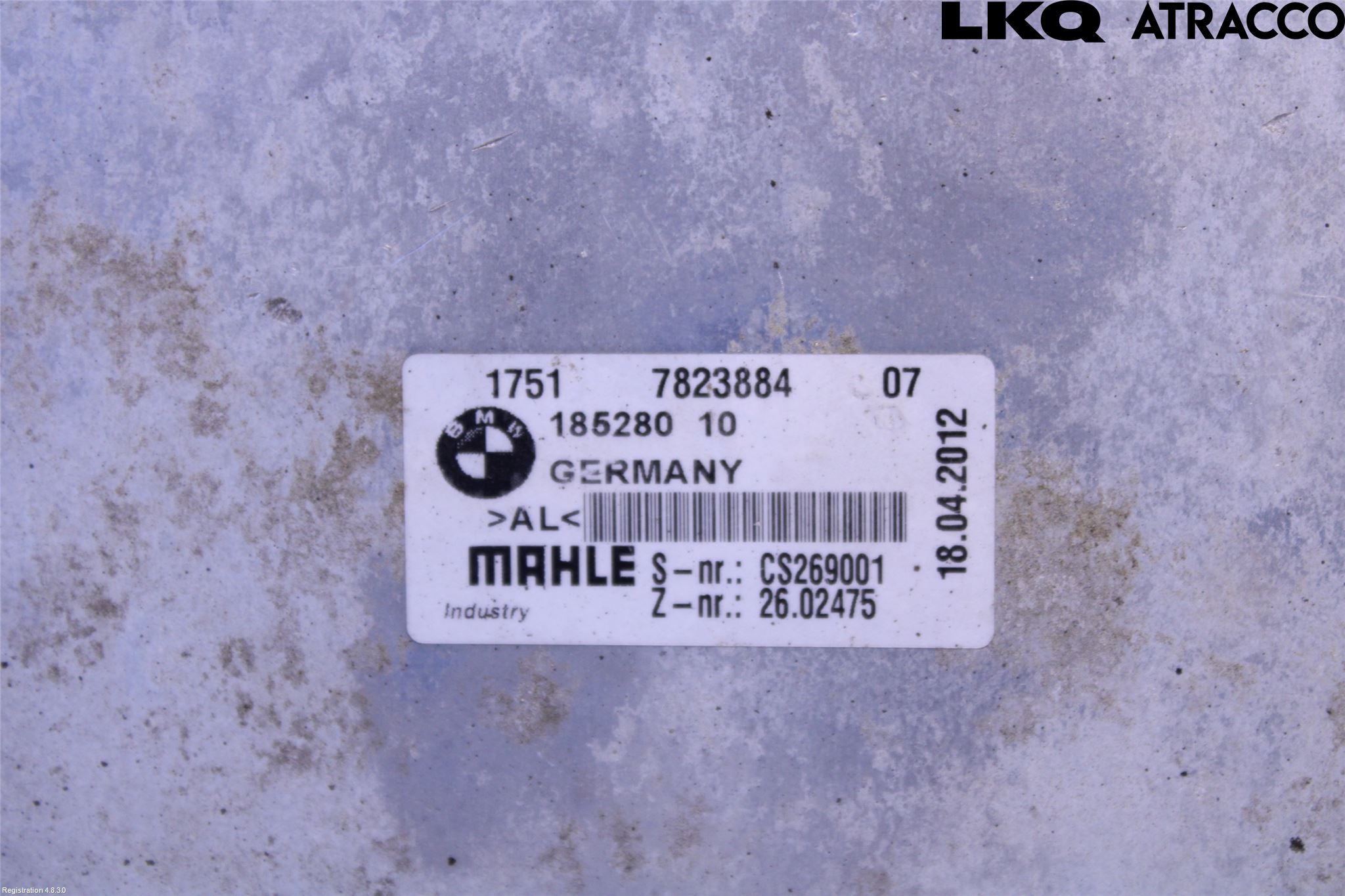 BMW X5 E70 07-13 Laddluft-Intercooler Kyl