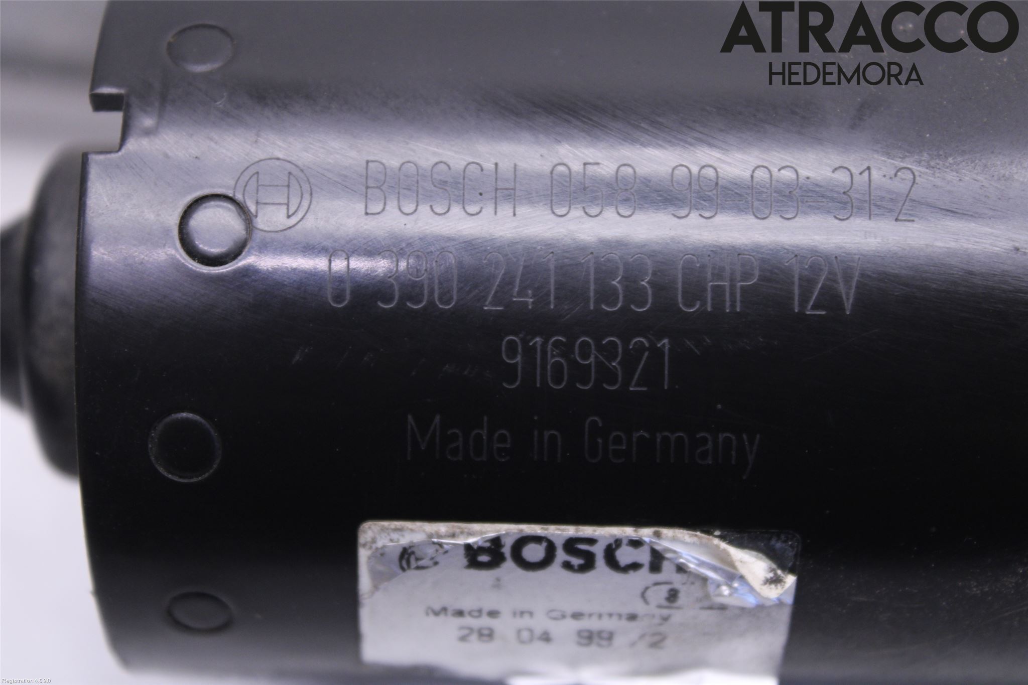 Volvo C70 98-05 Torkarmotor Vindruta