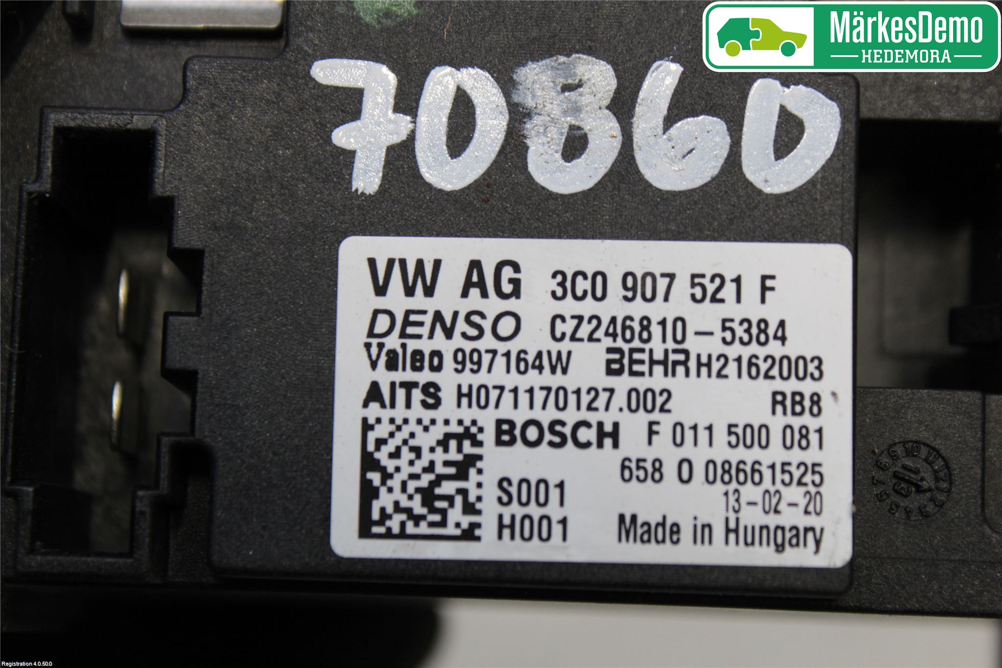 Skoda SUPERB 09-15 Värmefläktsmotstånd