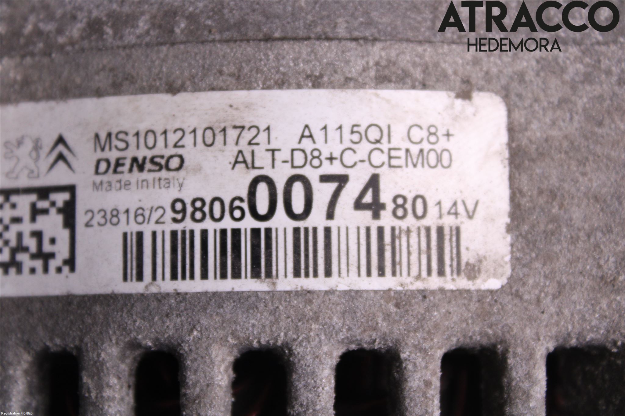 Peugeot PEUGOT 208 16-19 Generator