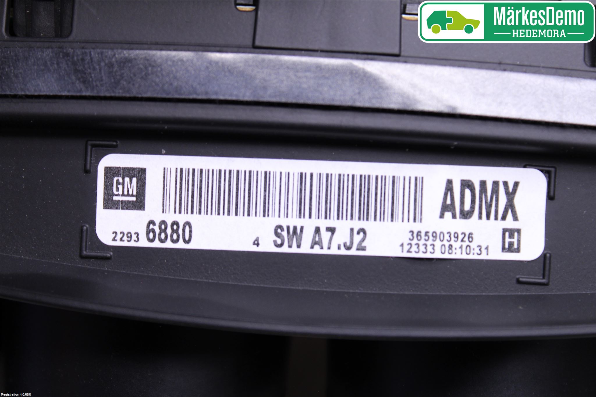 Opel INSIGNIA 09-16 Instrument Komb