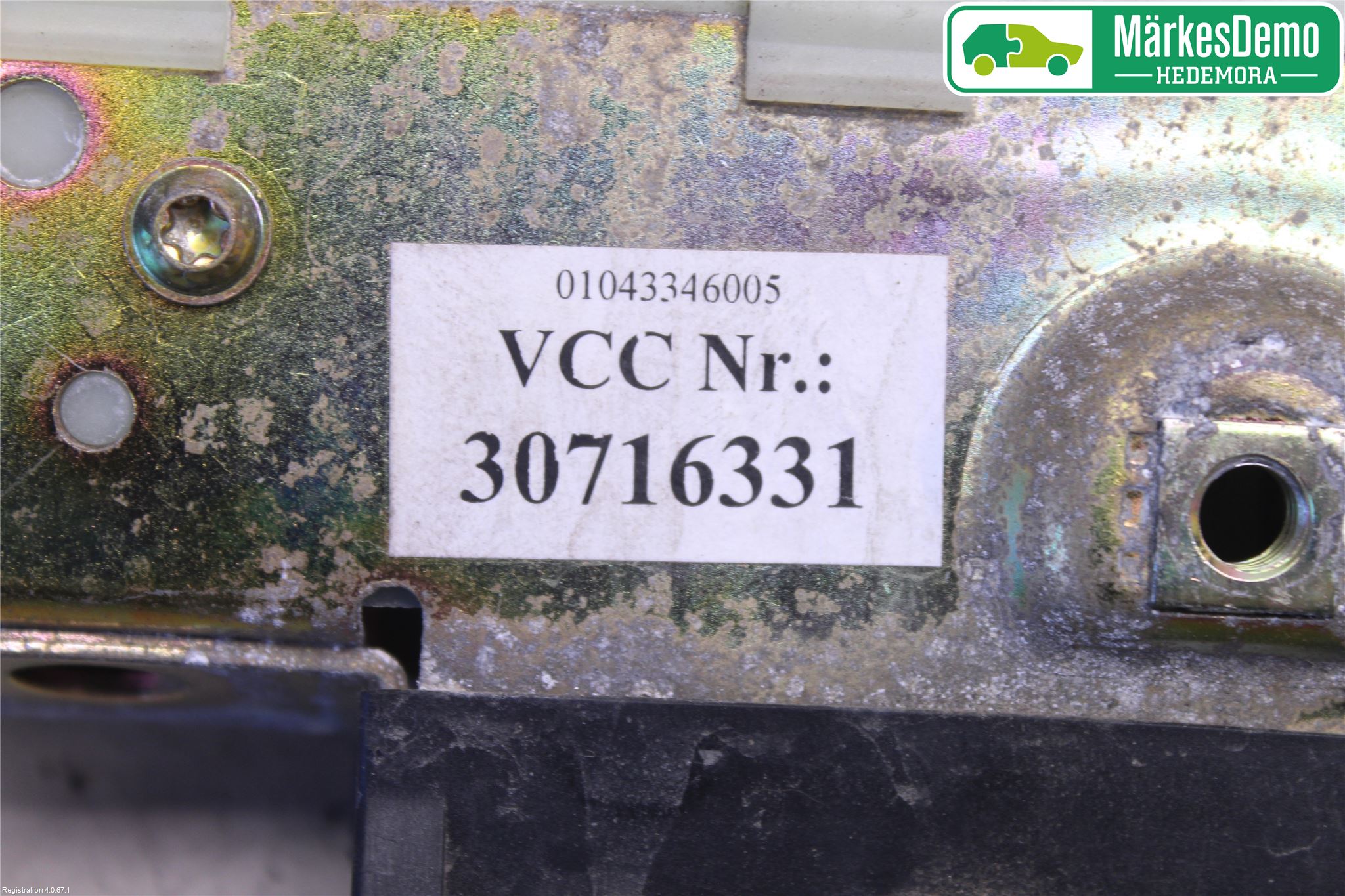 Volvo V70 05-08 Låskista Baklucka