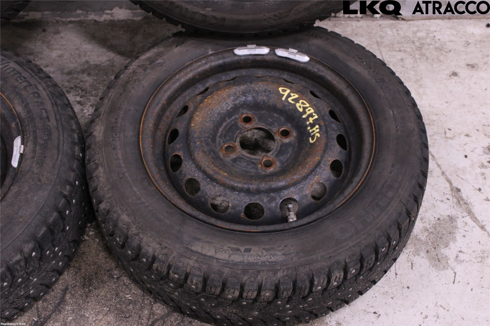 Nissan MICRA 11-16 Vinterdäck Plåtfälg 4St