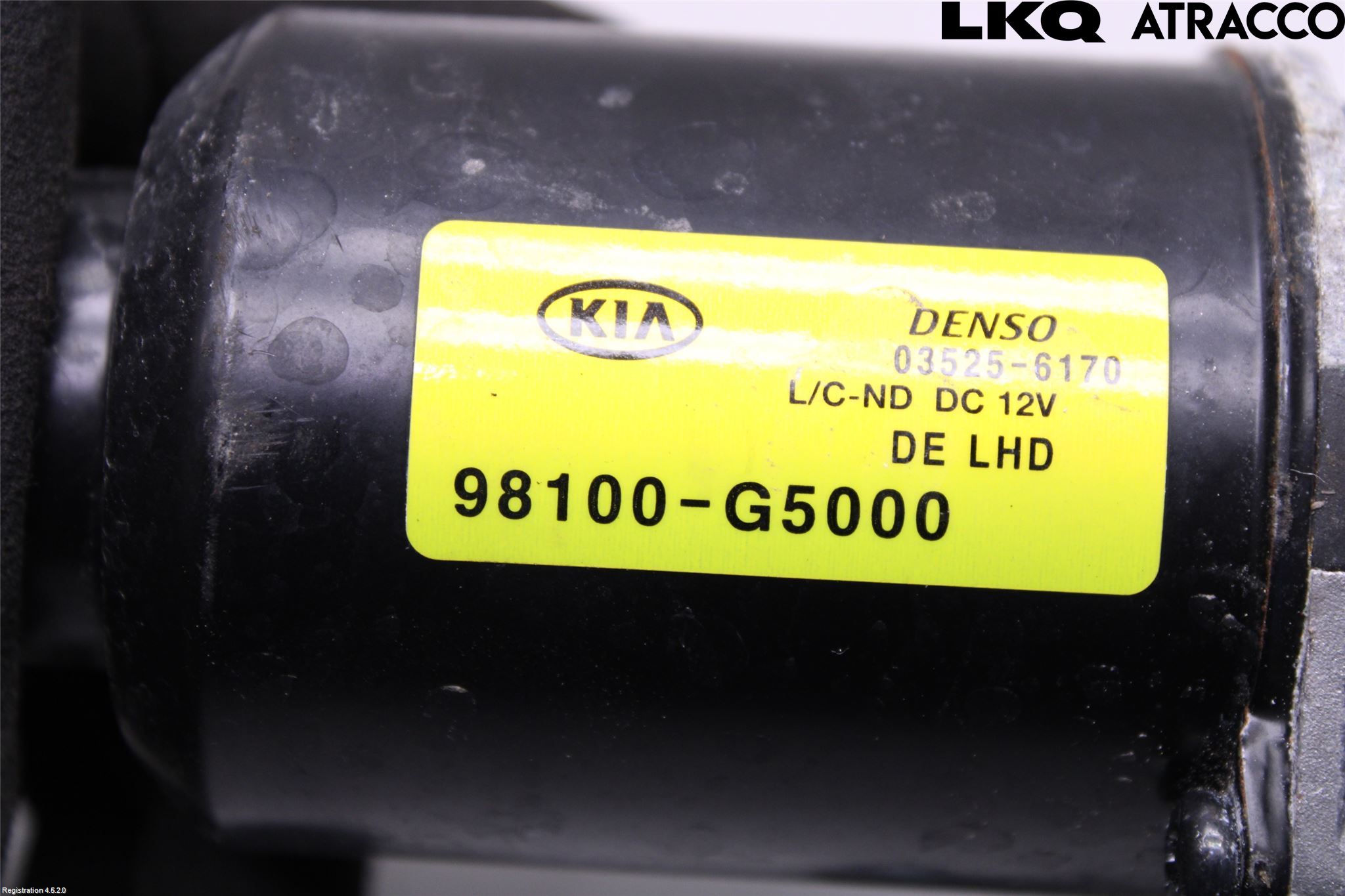 Kia NIRO (DE) 17-22 Torkarmotor Vindruta