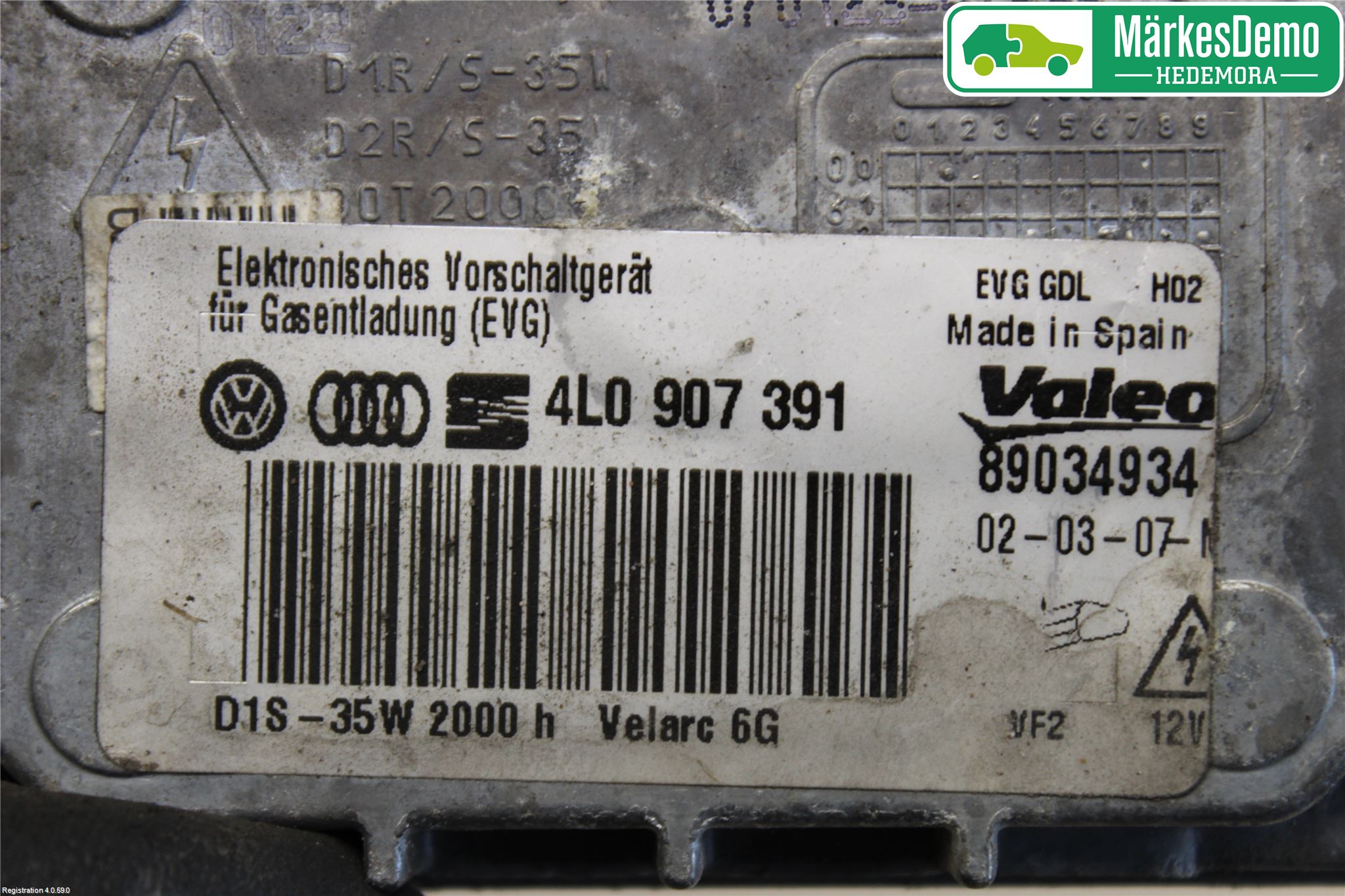 Audi Q7/SQ7 Styrenhet Strålkastare