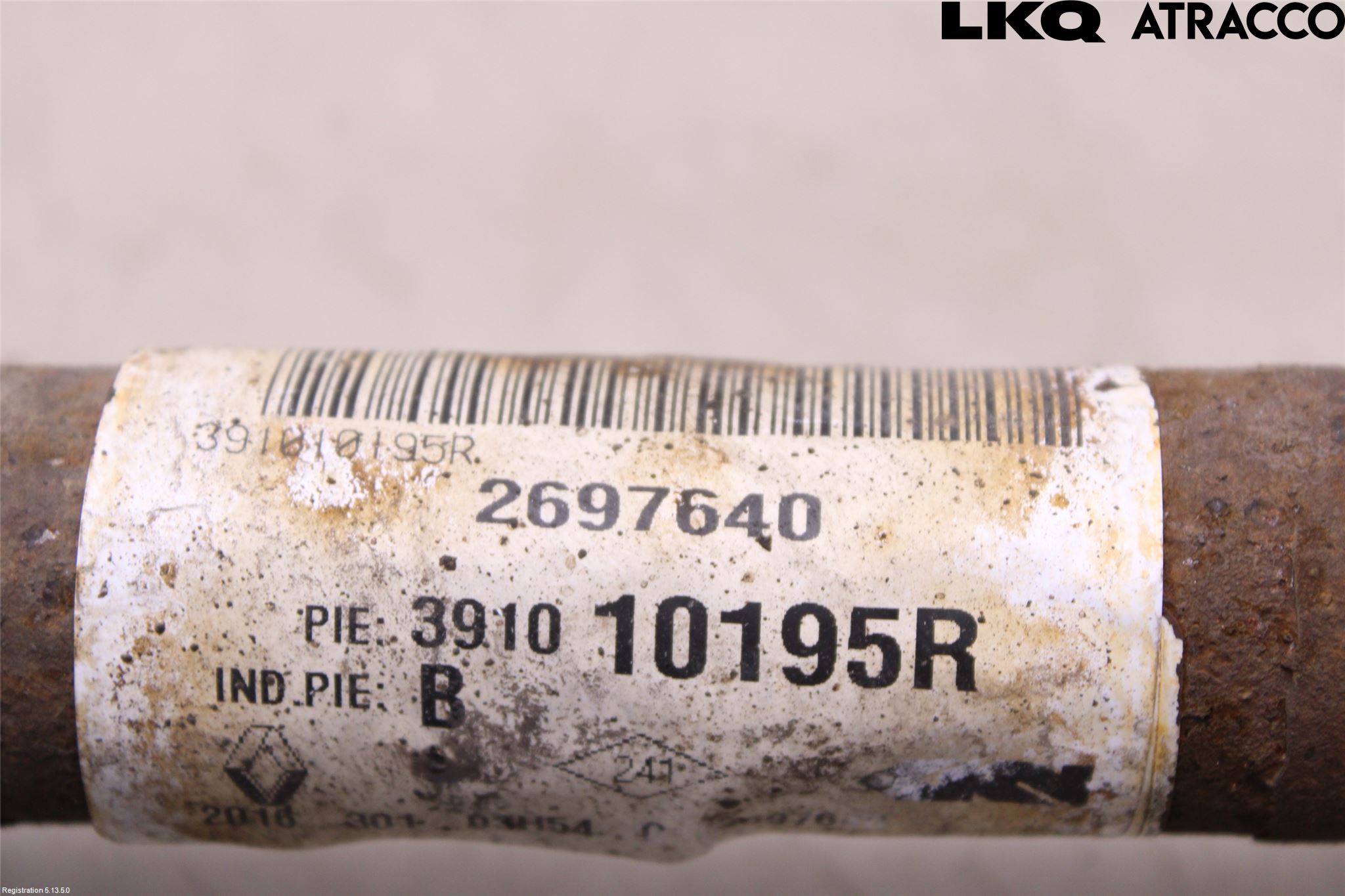 Renault MEGANE IV 16-23 Drivaxel Fram Vänster