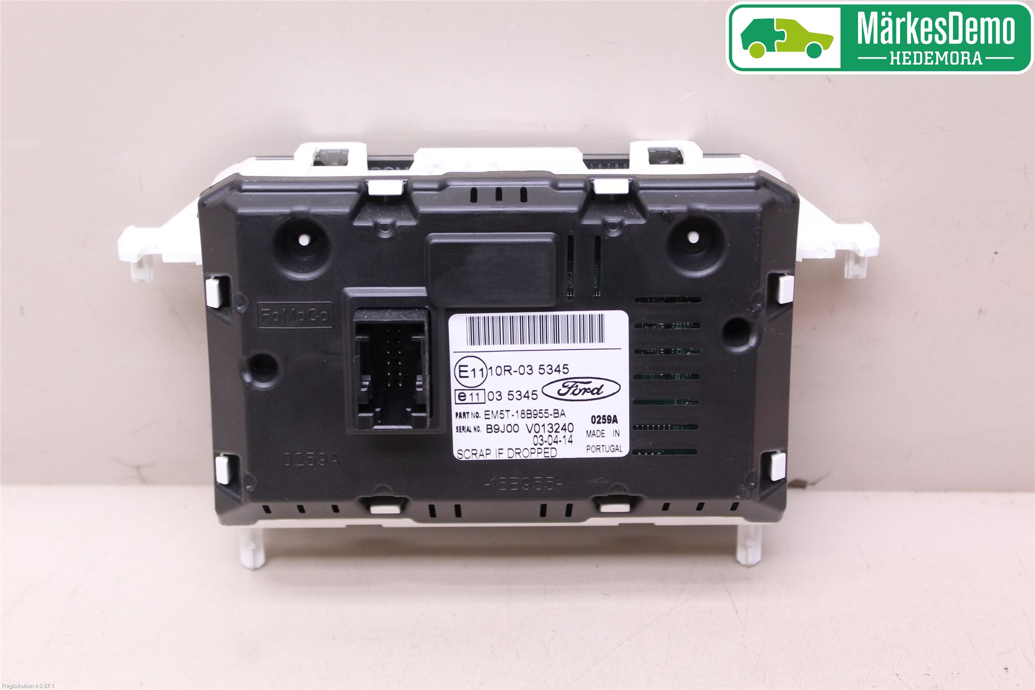 Ford TRANSIT/TOURNEO CONNECT 13-22 Multifunktionsdisplay