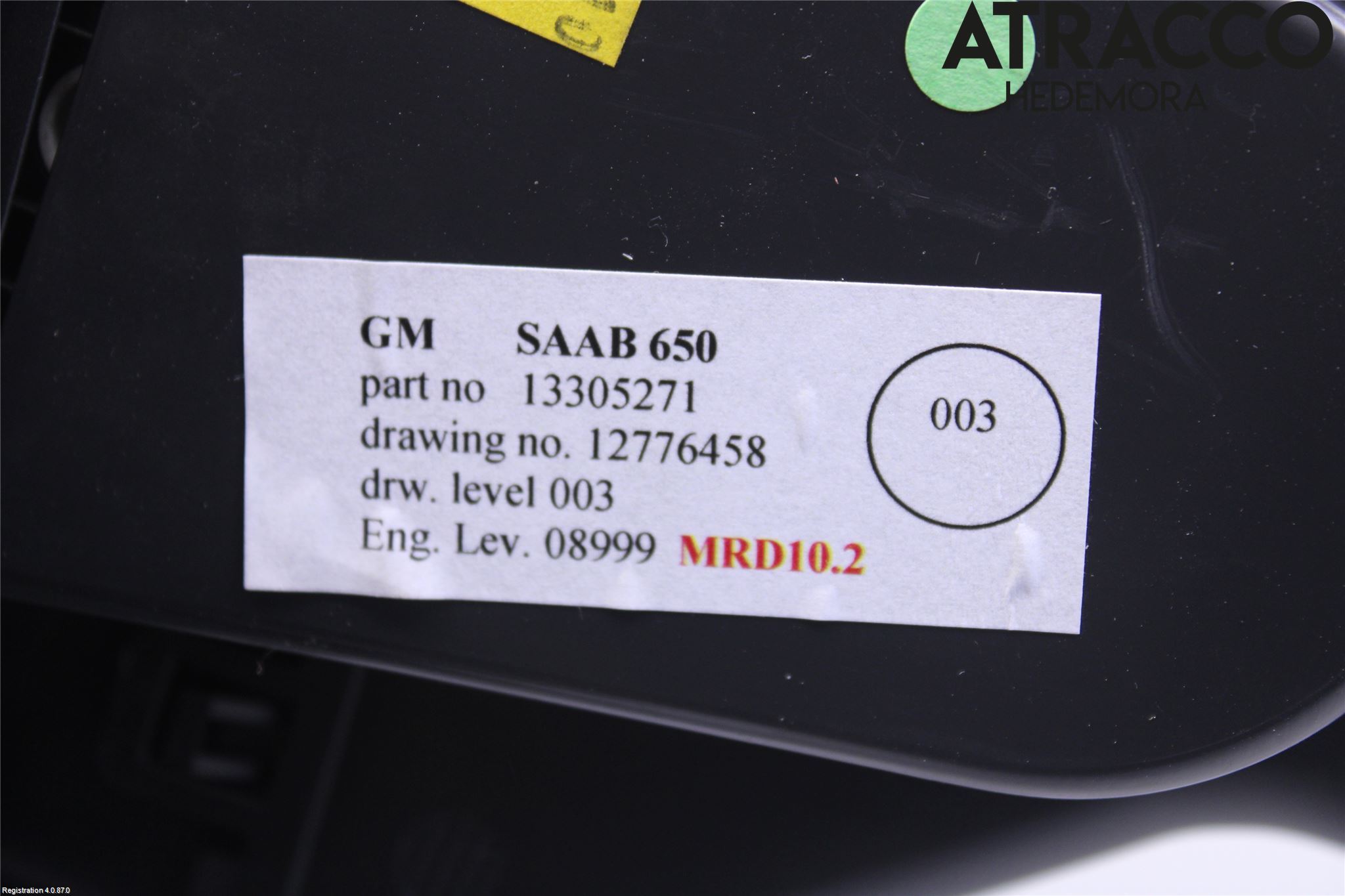 Saab 9-5 10-12 Instrumentsarg