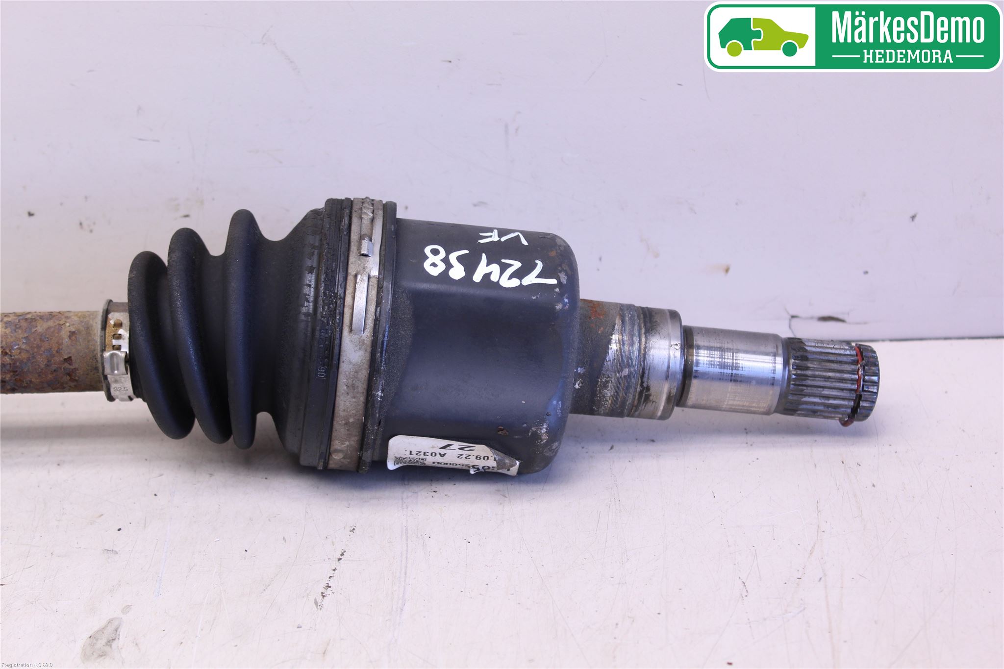 Mazda 3 I 07-08 Drivaxel Fram Vänster