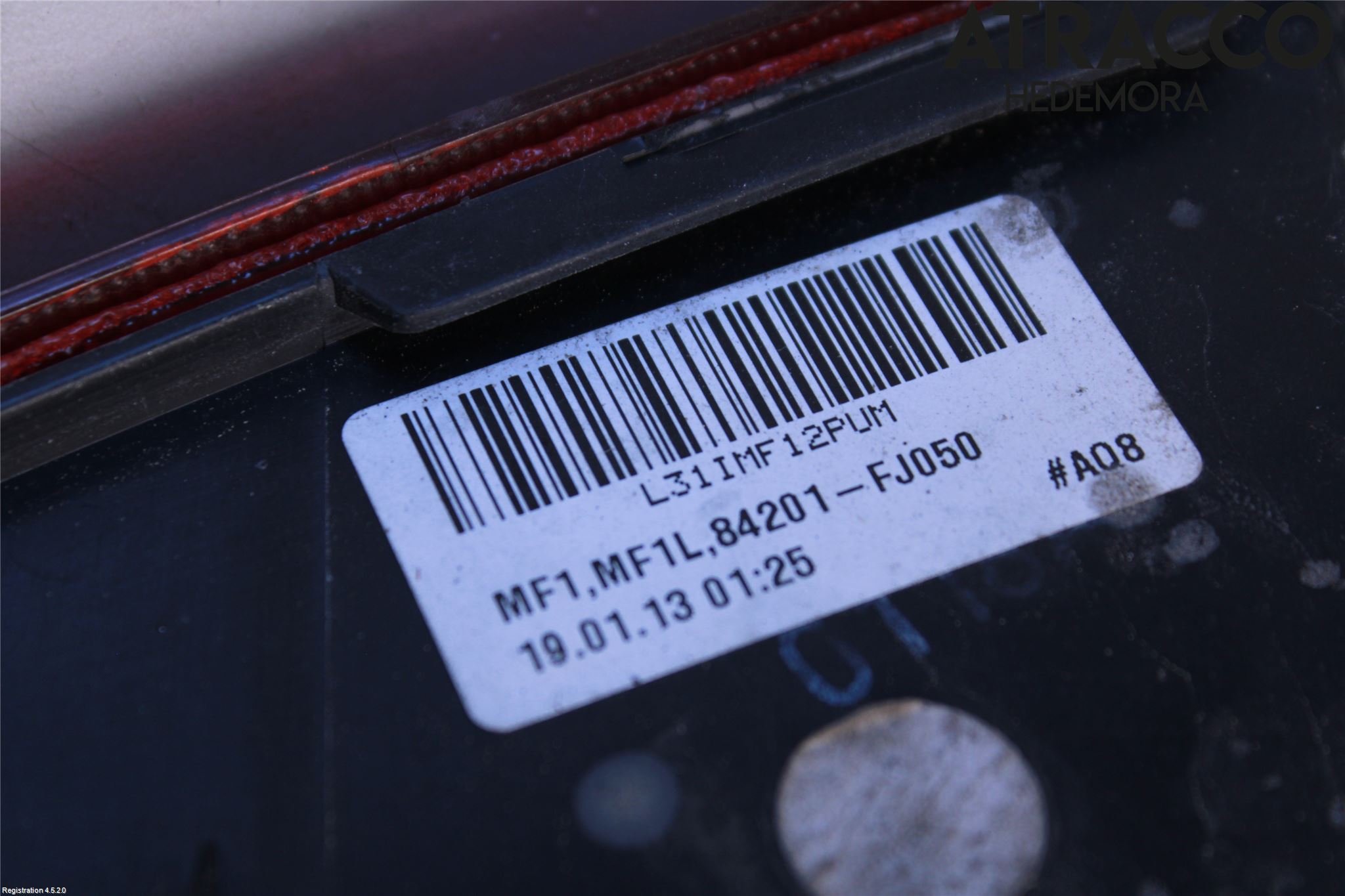 Subaru IMPREZA IV 13-17 Bakljus Vänster