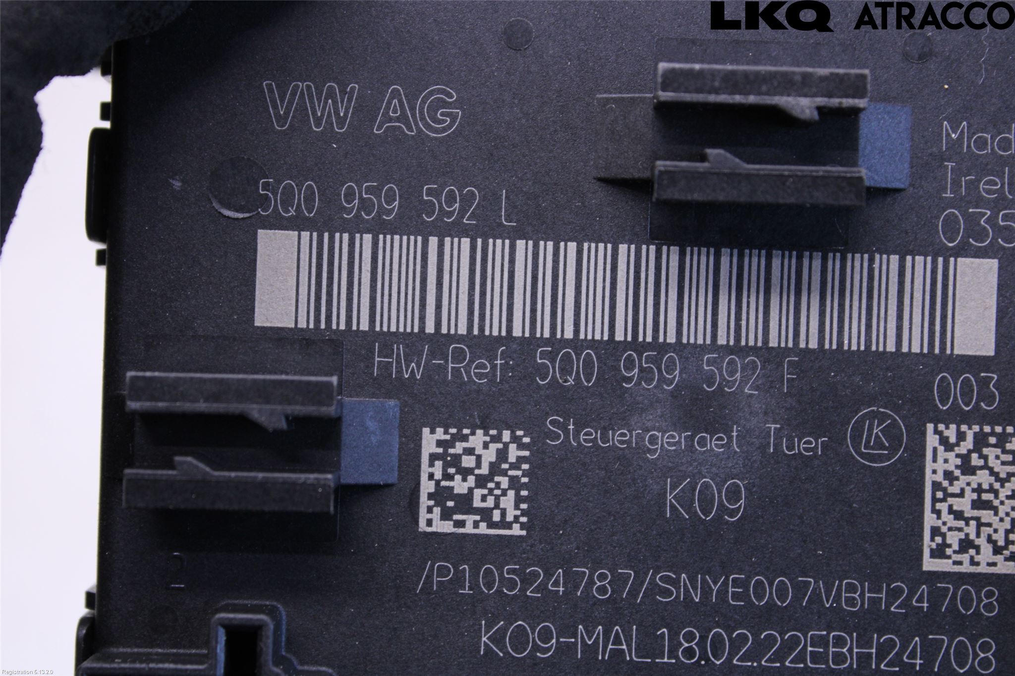 Volkswagen VW GOLF / E-GOLF VIII 20- Styrenhet Dörr