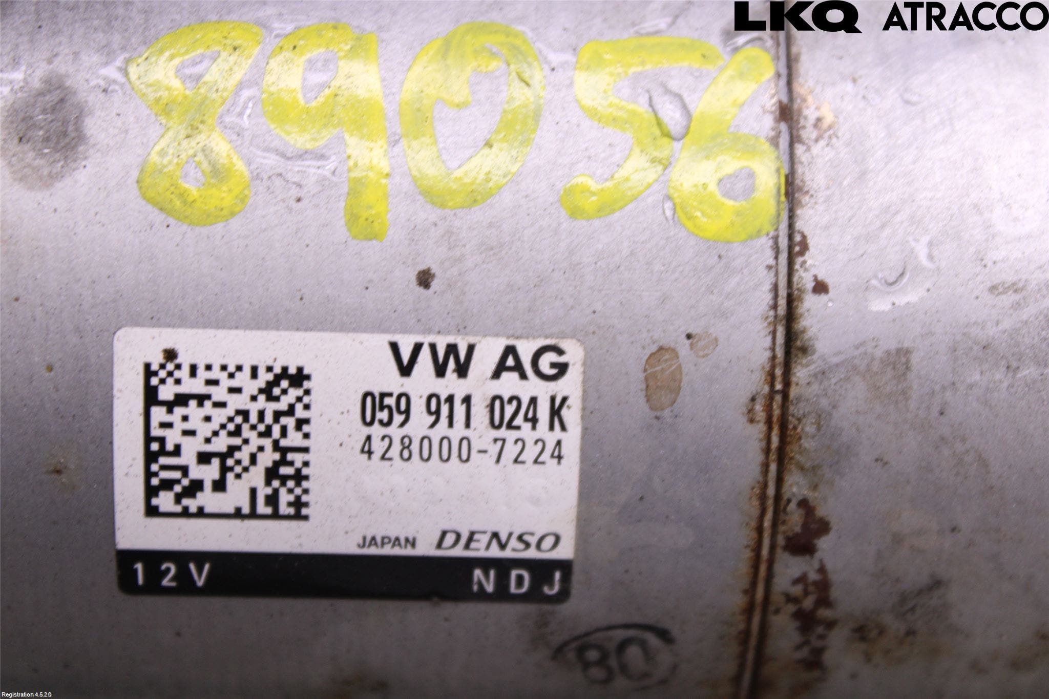 Volkswagen VW TOUAREG 7P 11-18 Startmotor Diesel