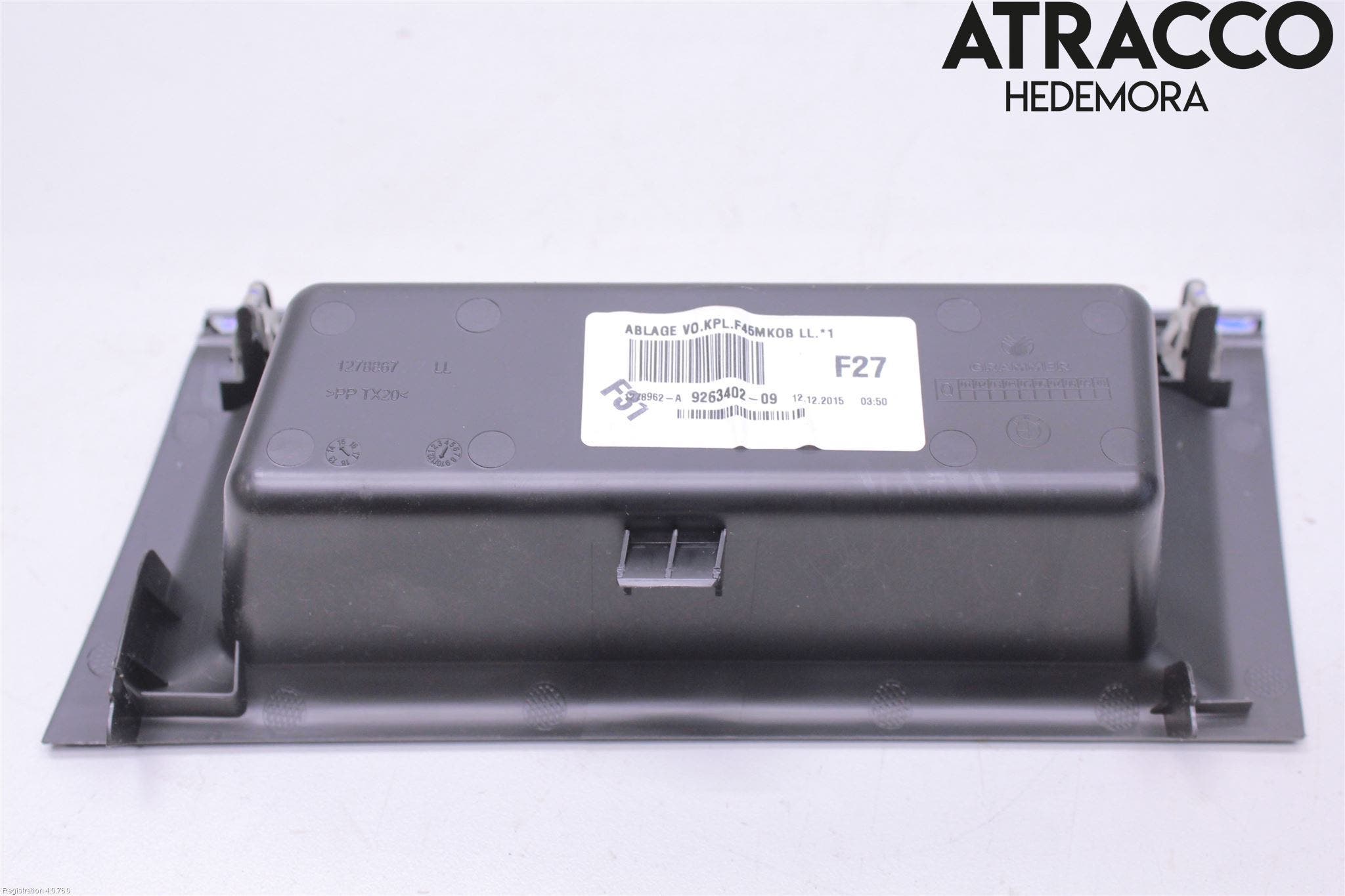 BMW 2 F45 Active Tourer 14-21 Instrumentbräda Förvaringsfack