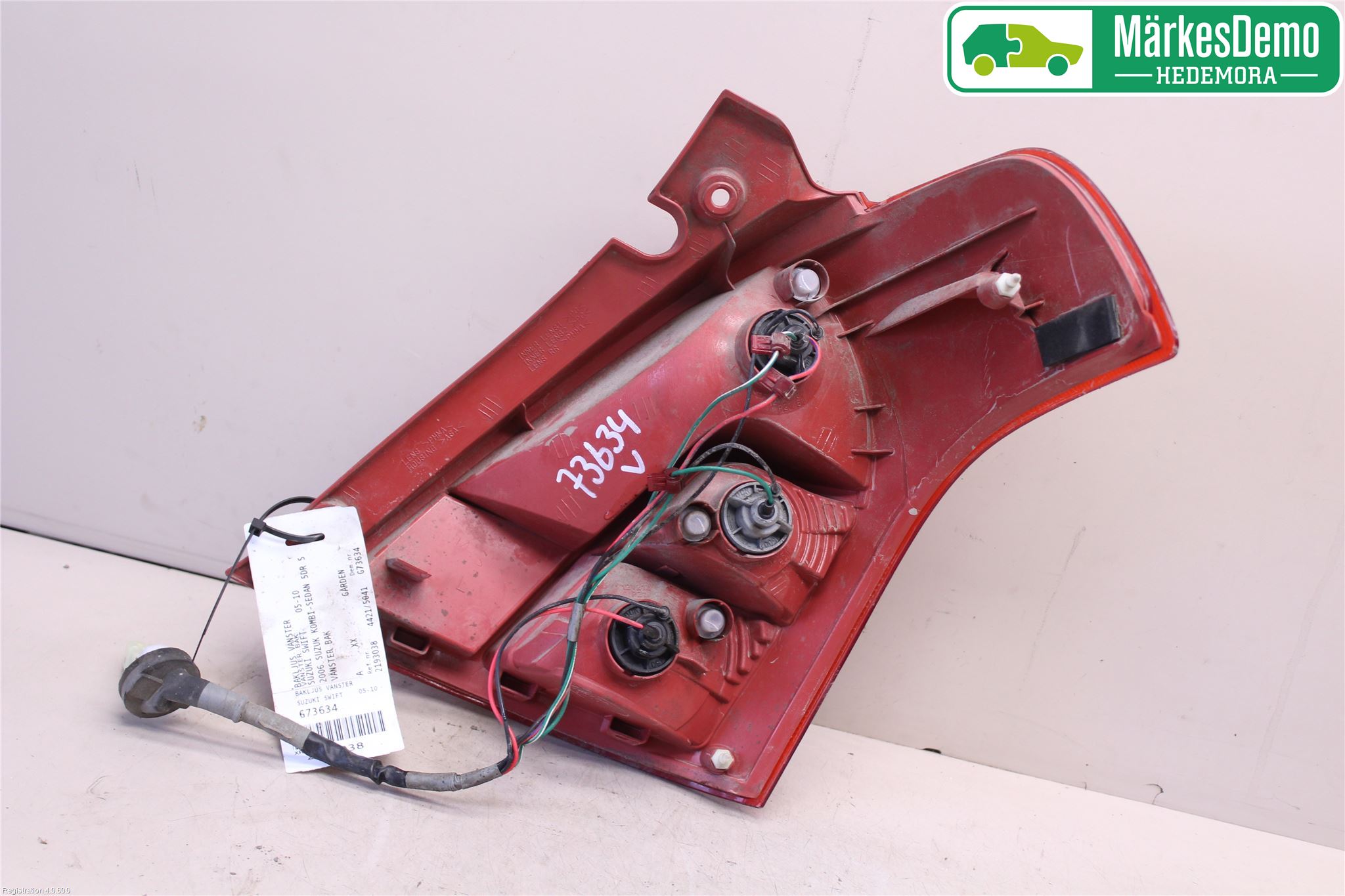 Suzuki SWIFT 05-10 Bakljus Vänster