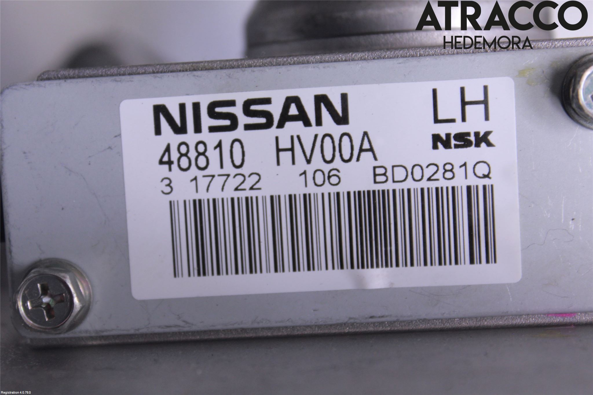 Nissan QASHQAI 17-21 Rattaxelagg Med Inb Servo