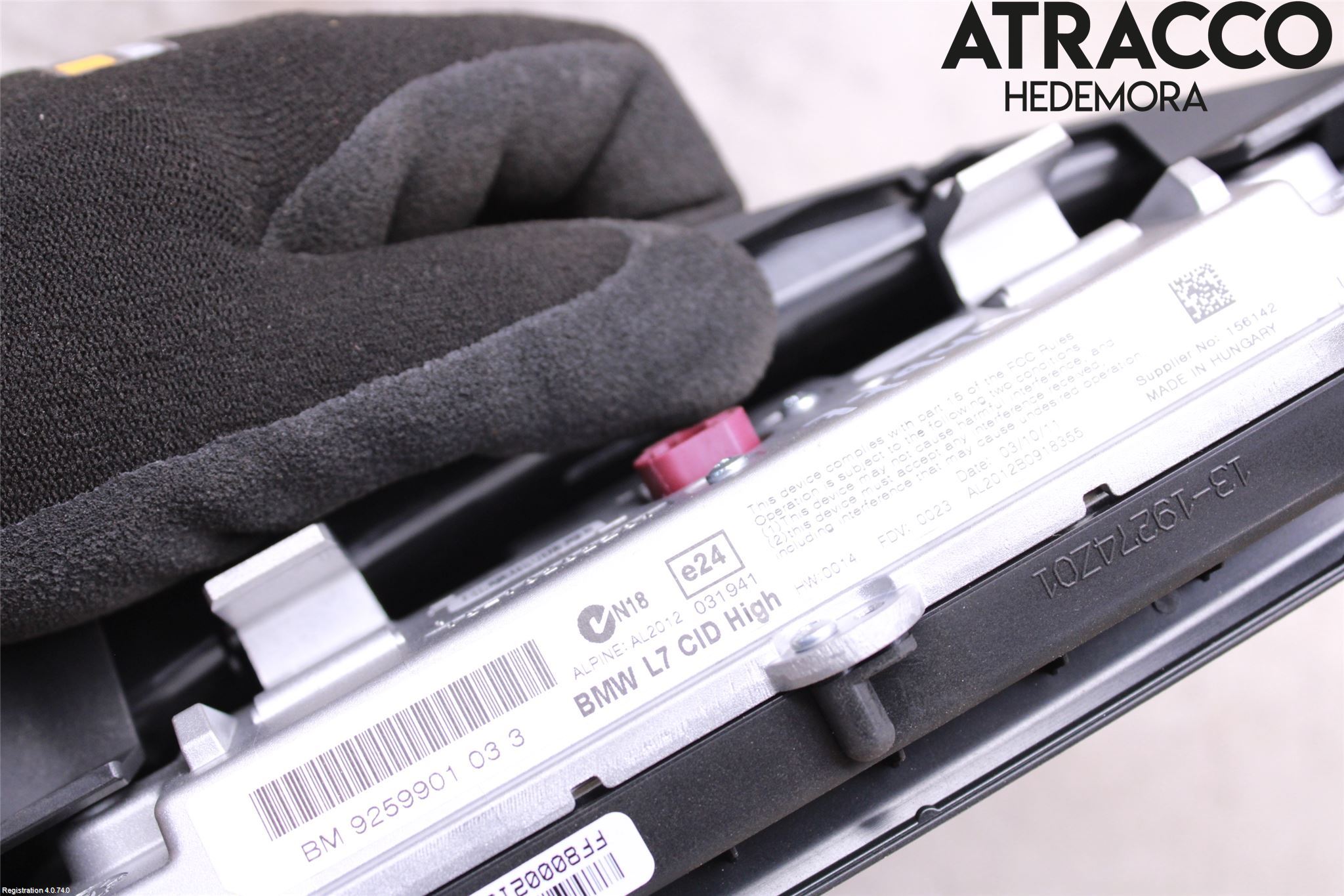 BMW 1 F20/F21 11-19 Bildskärm