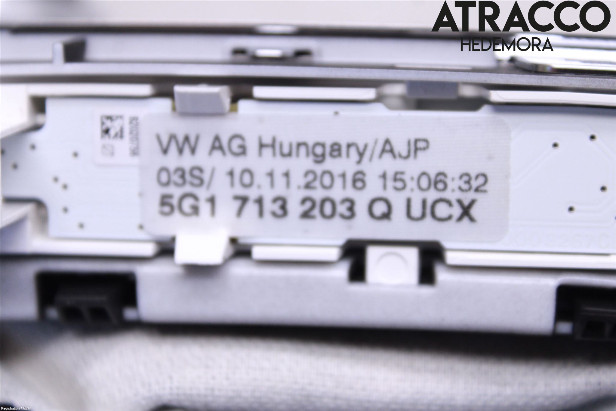 Volkswagen VW GOLF / E-GOLF VII 13-20 Växelspaksknopp