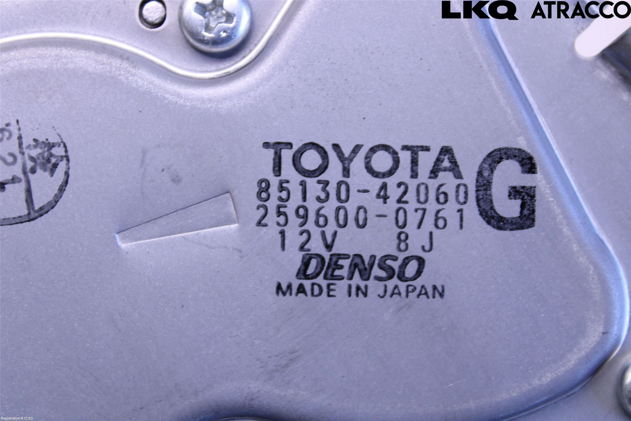 Toyota RAV 4 06-12 Torkarmotor Baklucka