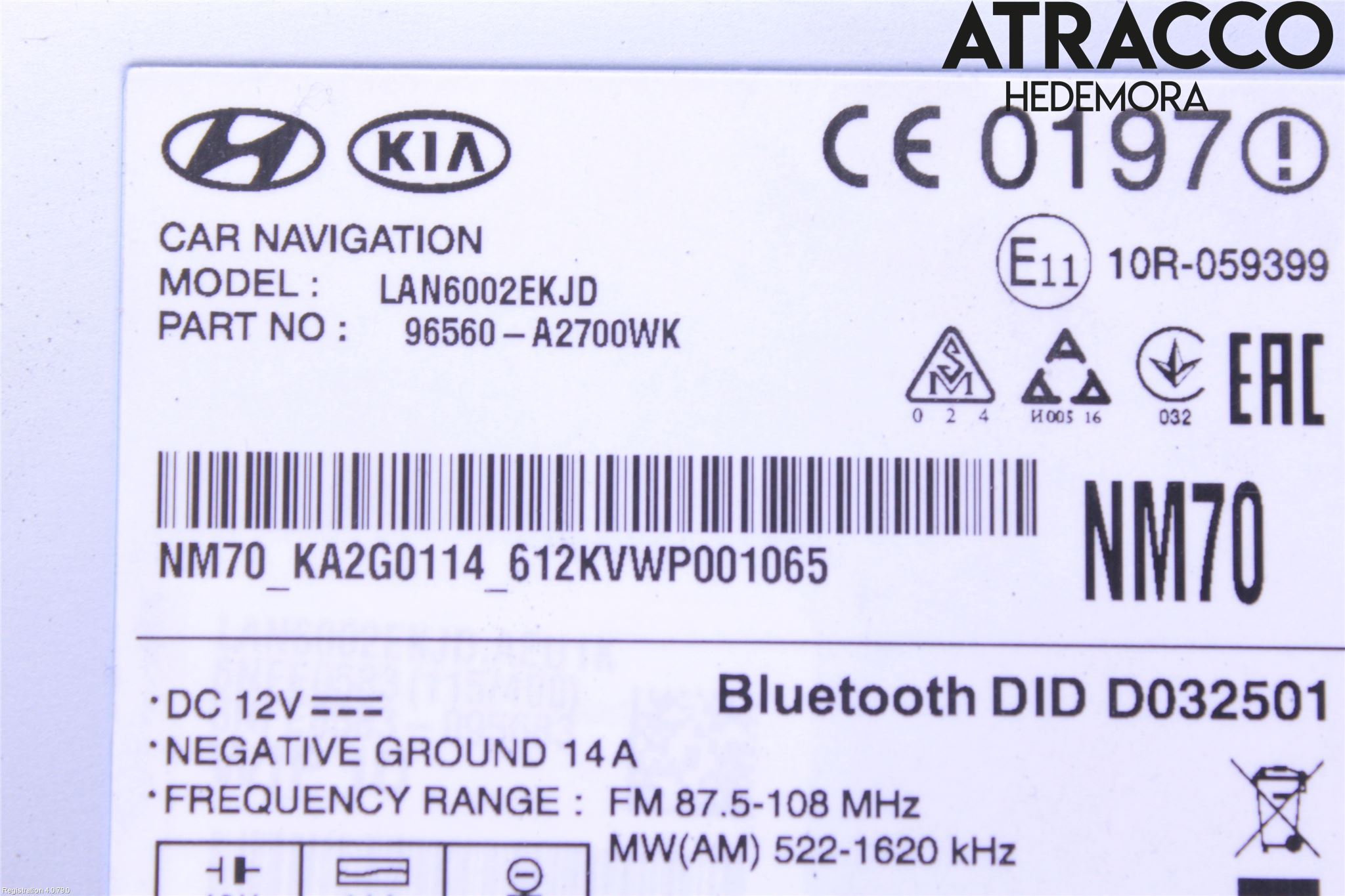 Kia CEED 12-18 Cd Radio - Multimediapanel