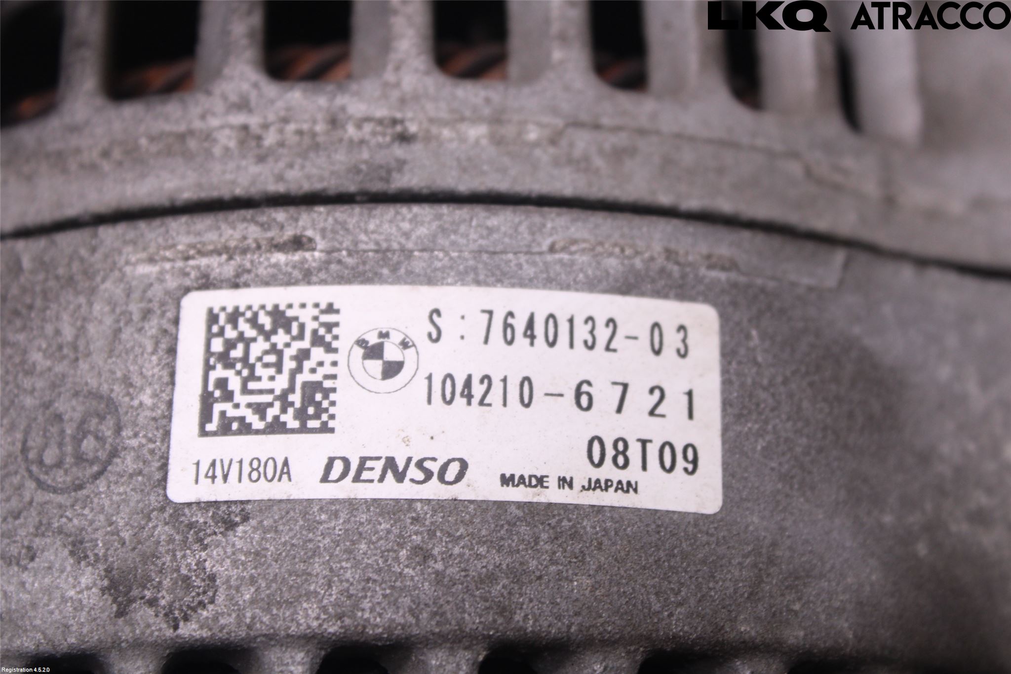 BMW 3 F30/F31/F80 12-19 Generator