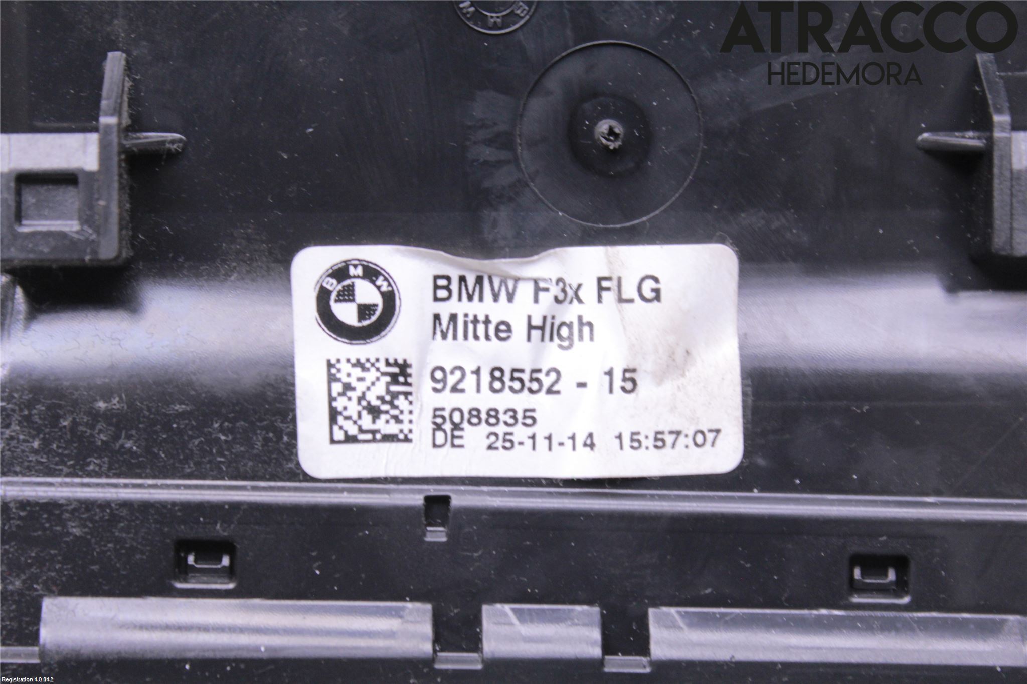 BMW 3 F30/F31/F80 12-19 Defrosterkanal-Munstycke