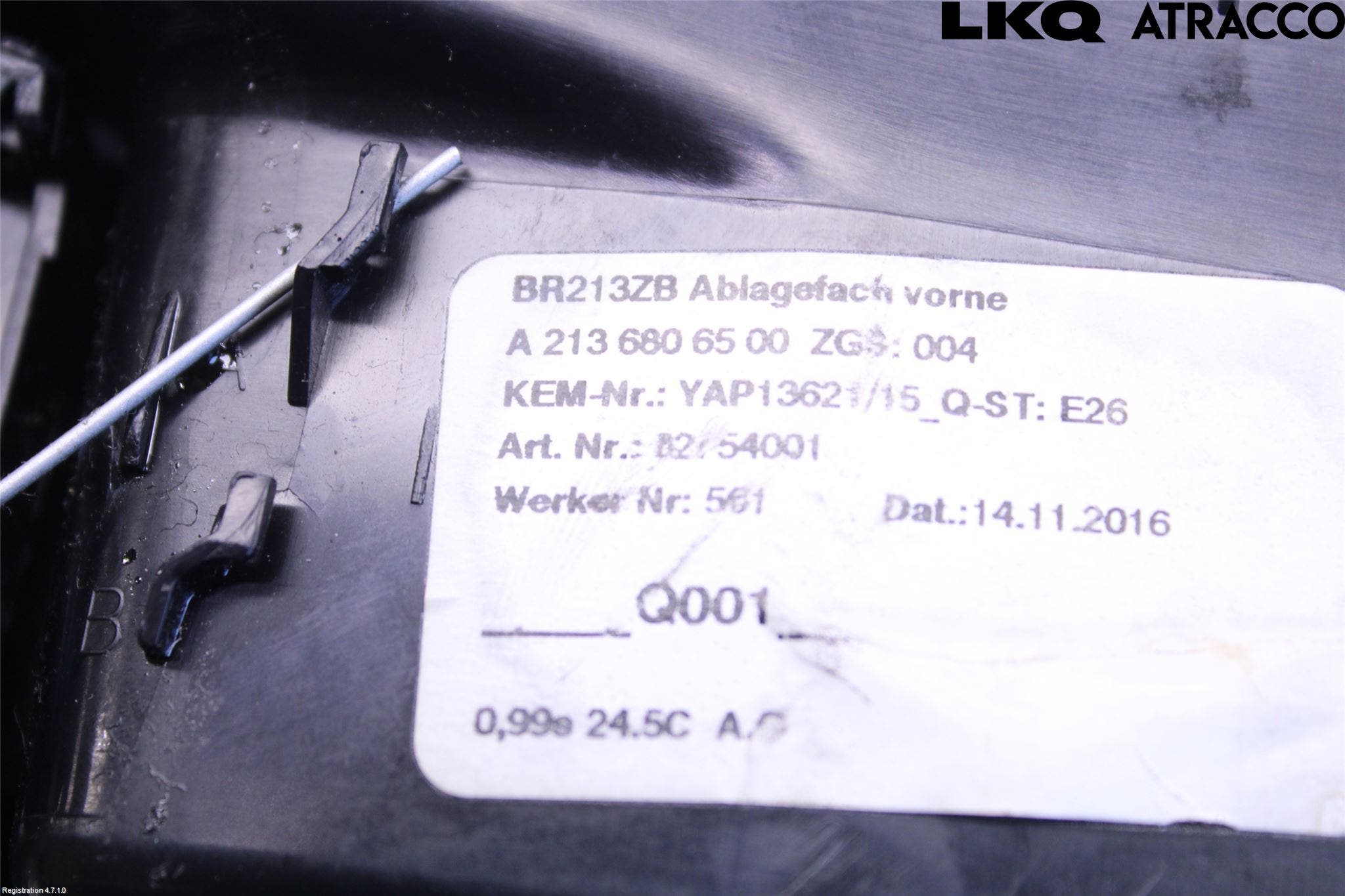 Mercedes-Benz MB E-KLASS (W213) 16-23 Instrumentkonsoll Mitt