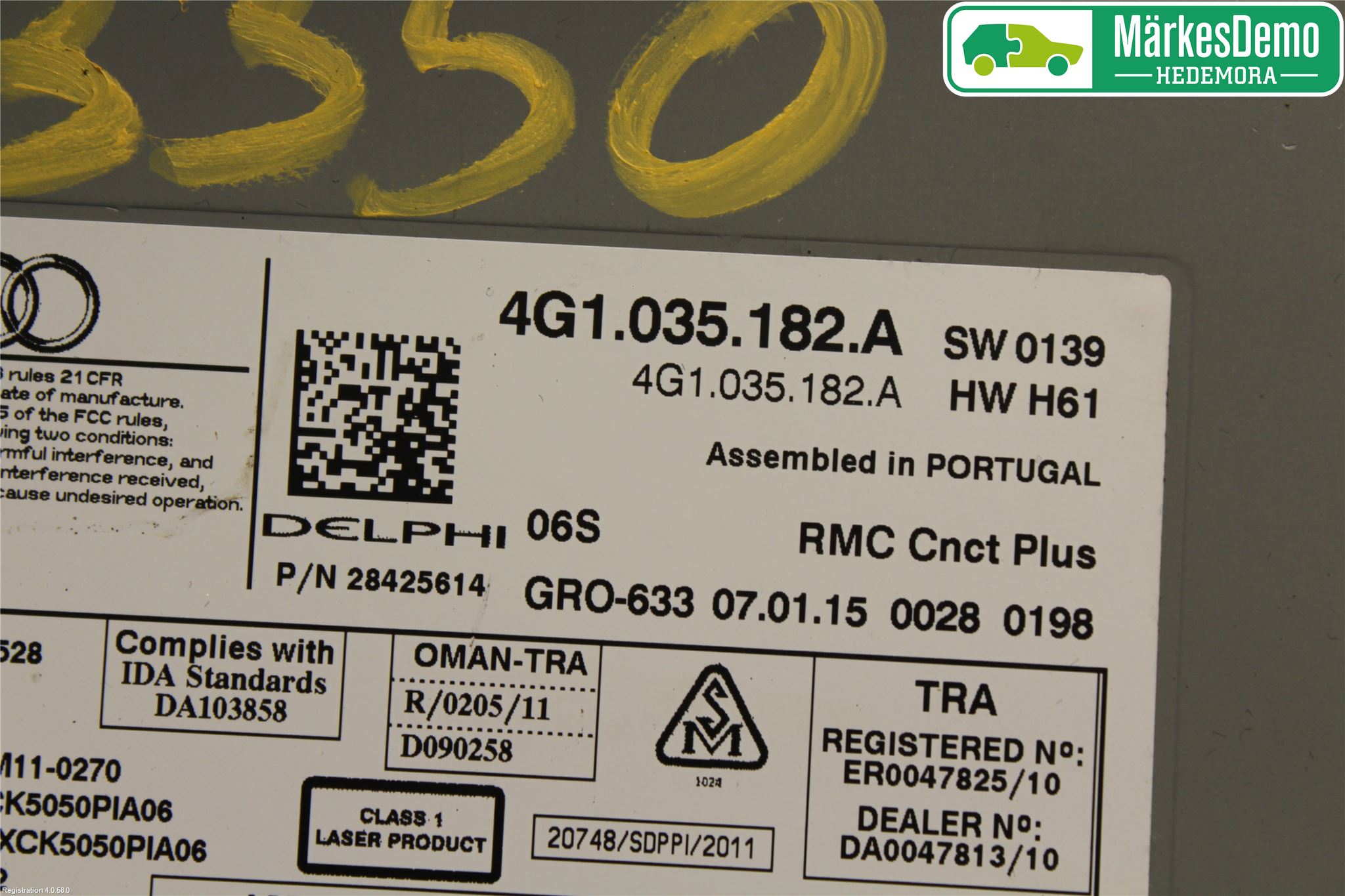Audi A6 ALLROAD 12-18 Cd Radio - Multimediapanel