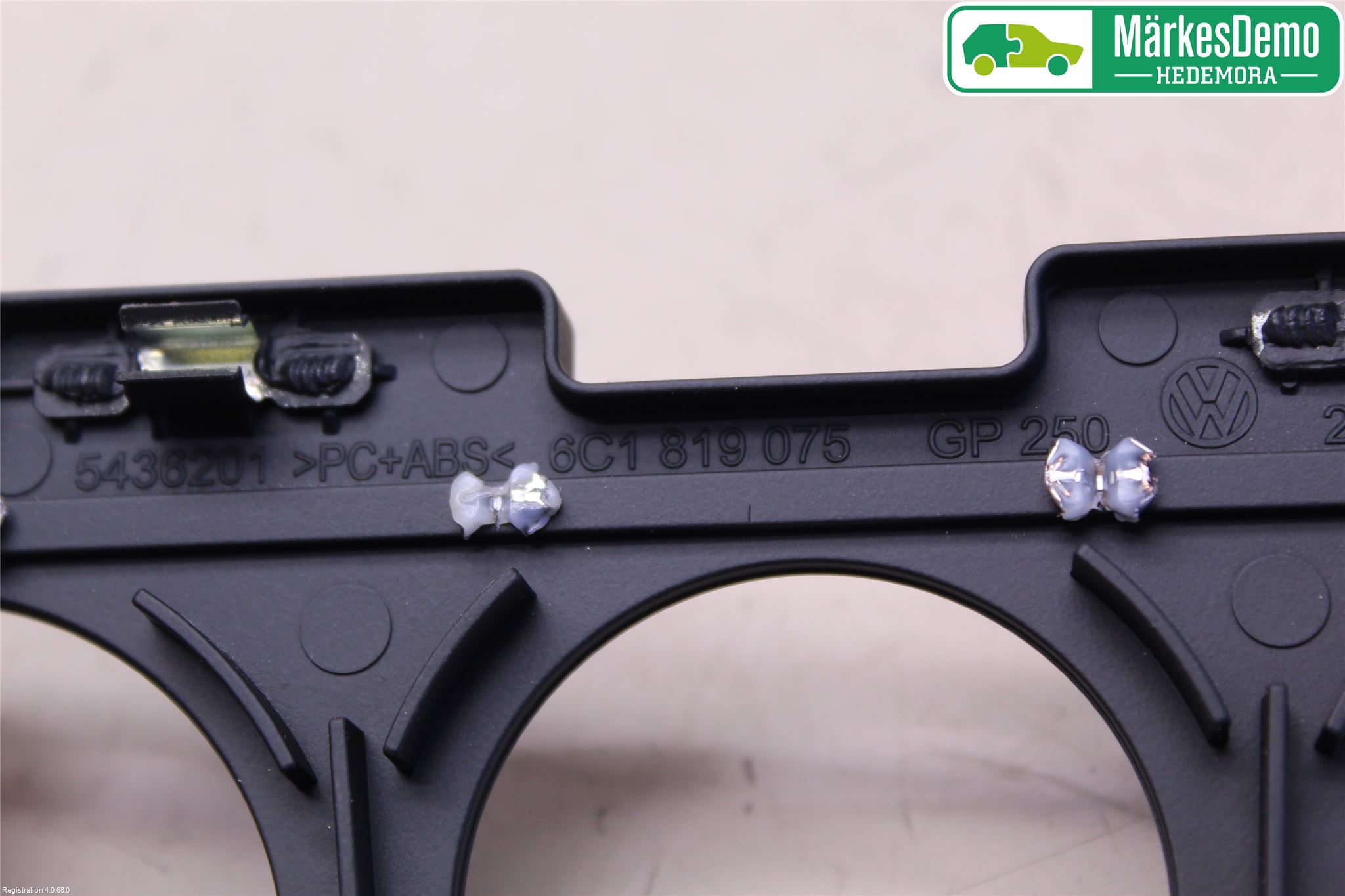 Volkswagen VW POLO 10-17 Instrumentbräda Inlägg-Dekorlist