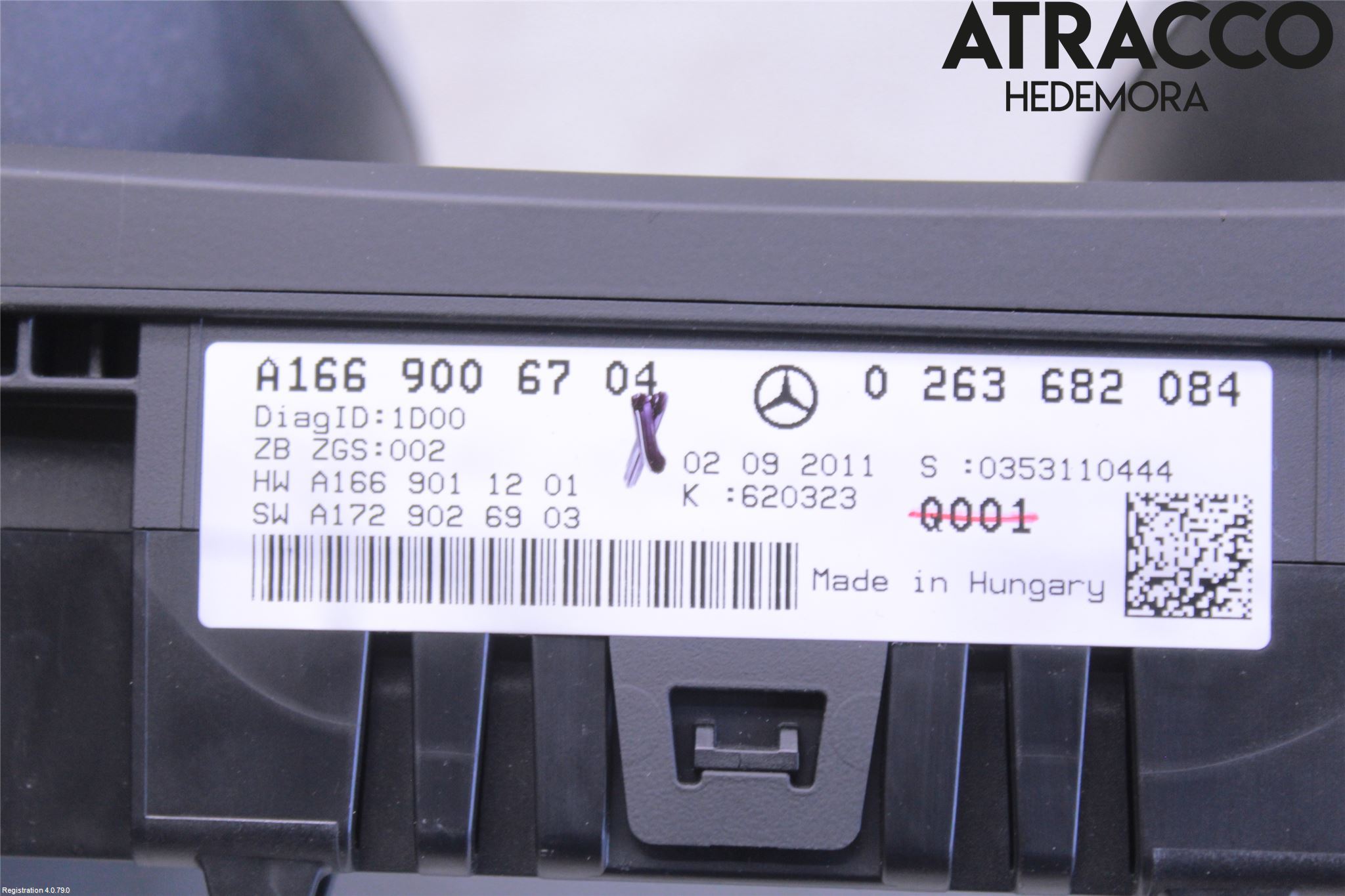 Mercedes-Benz MB GL/GLS-KLASS (X166) 12-19 Instrument Komb