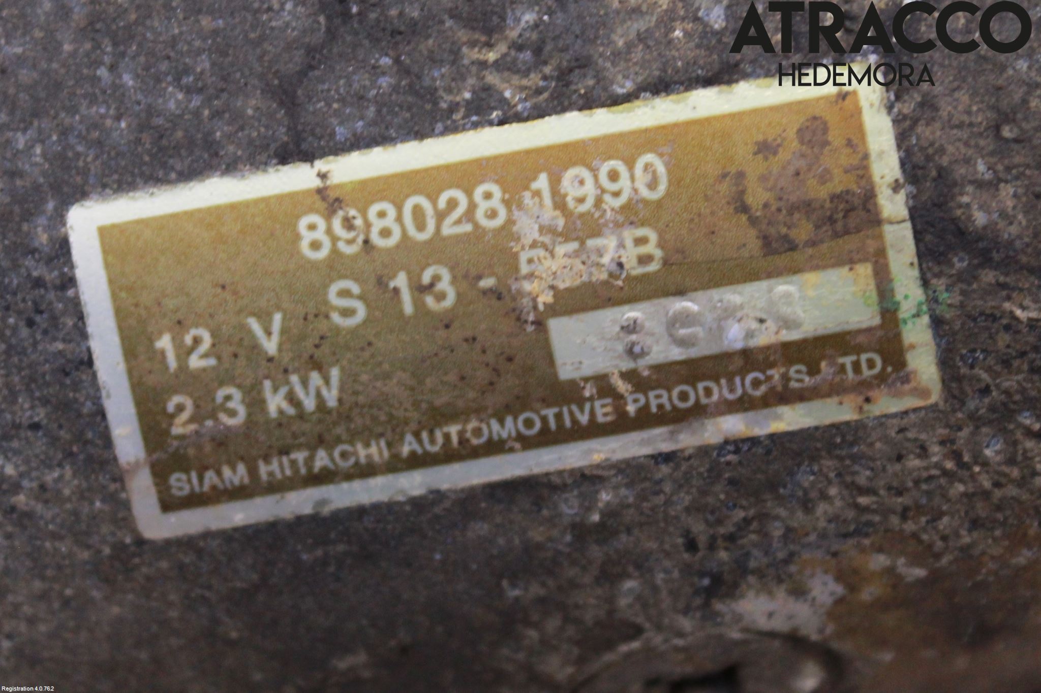 Isuzu D-MAX Startmotor Diesel